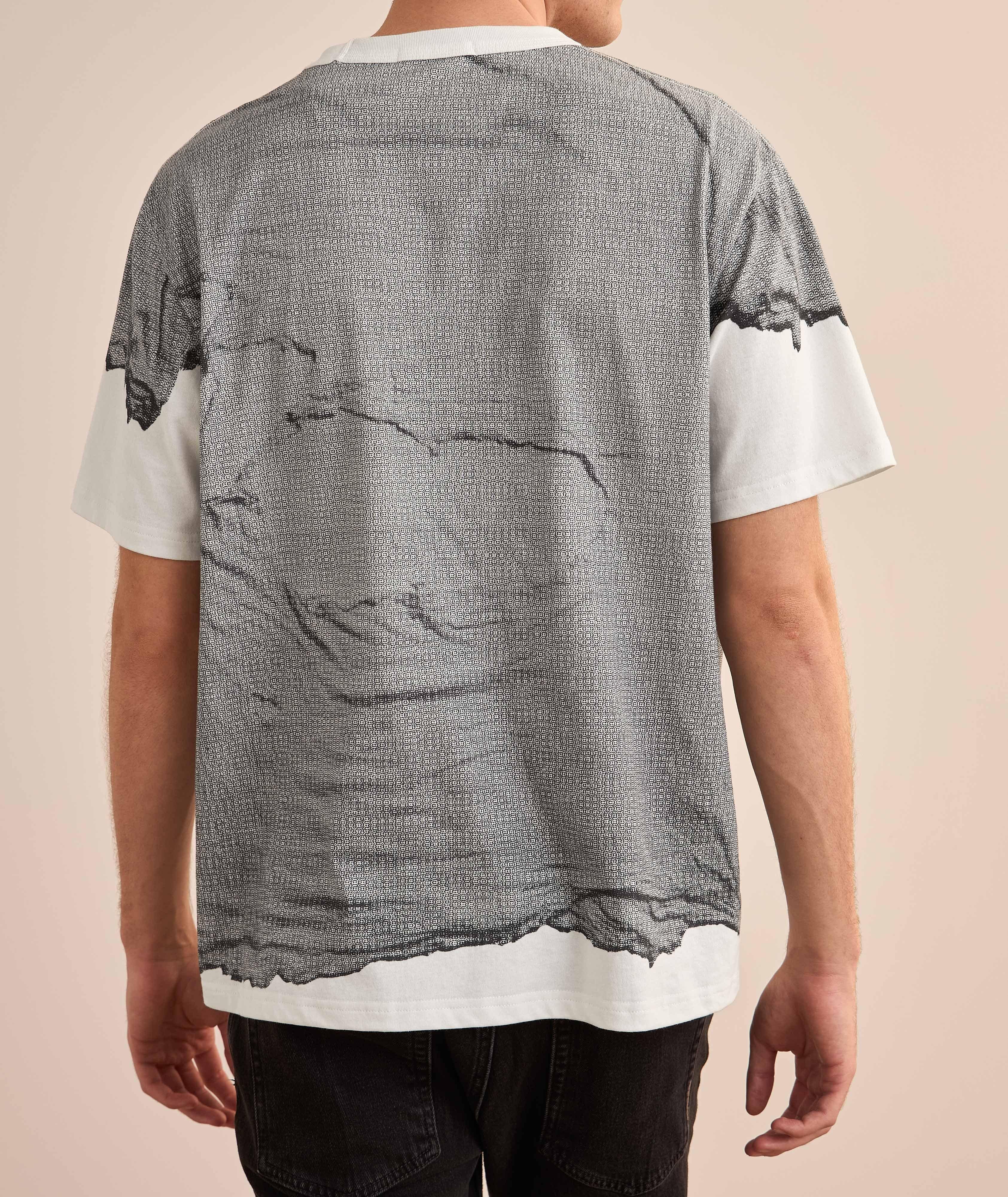 Digital Vintage Cotton T-Shirt image 3