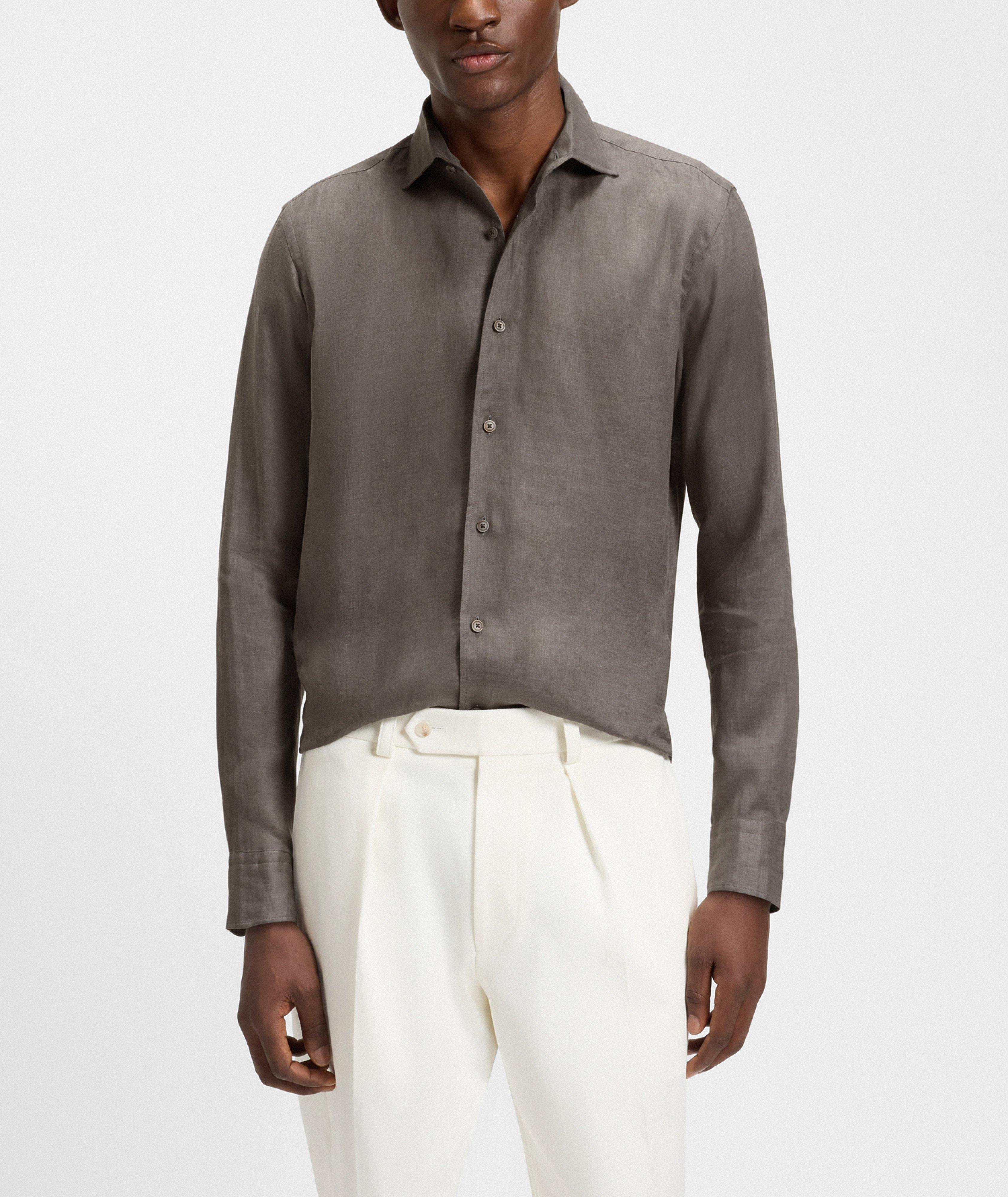 X Beckham Linen Dress Shirt image 1