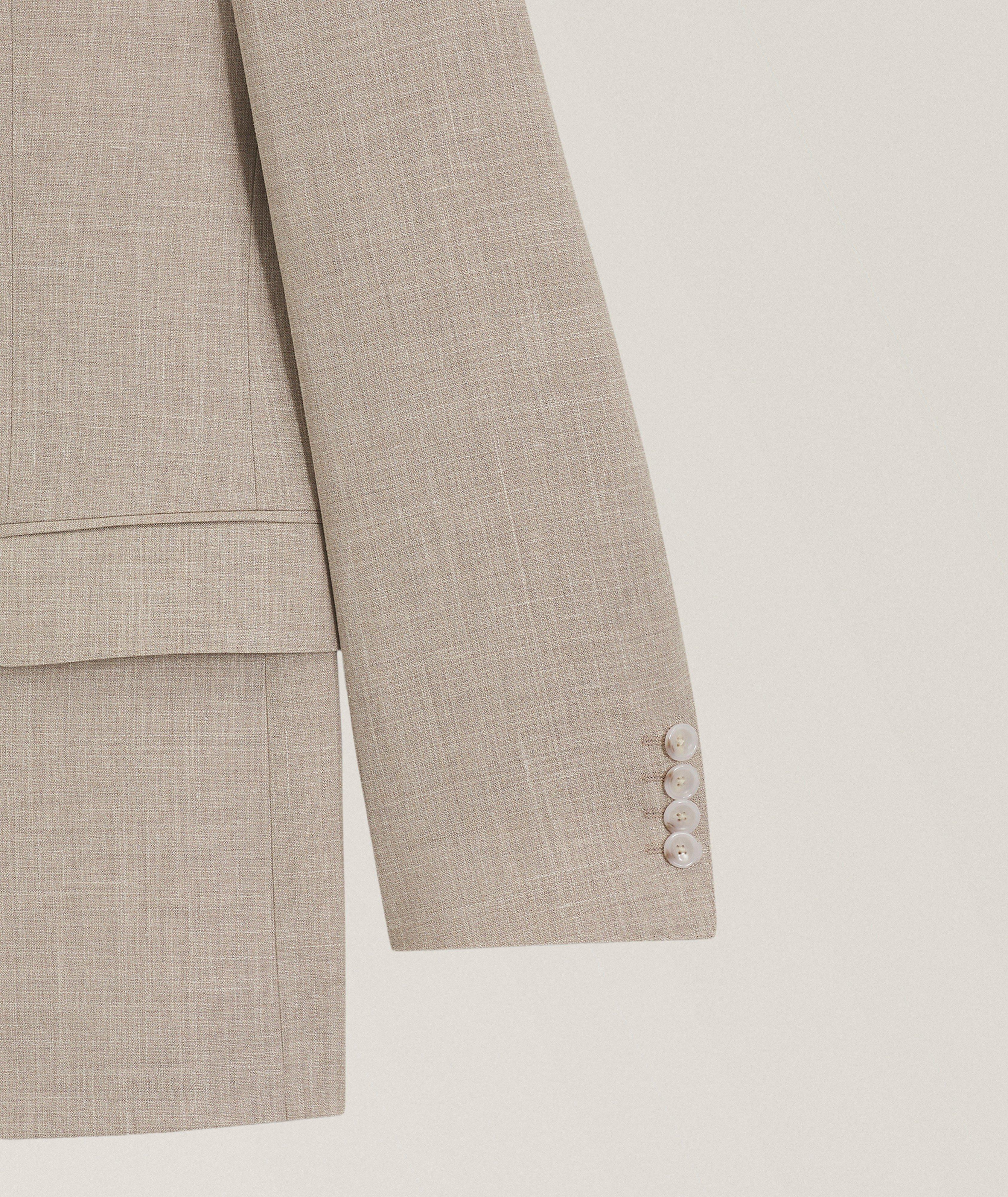 Costume à simple boutonnage en mélange de laine x BECKHAM image 1