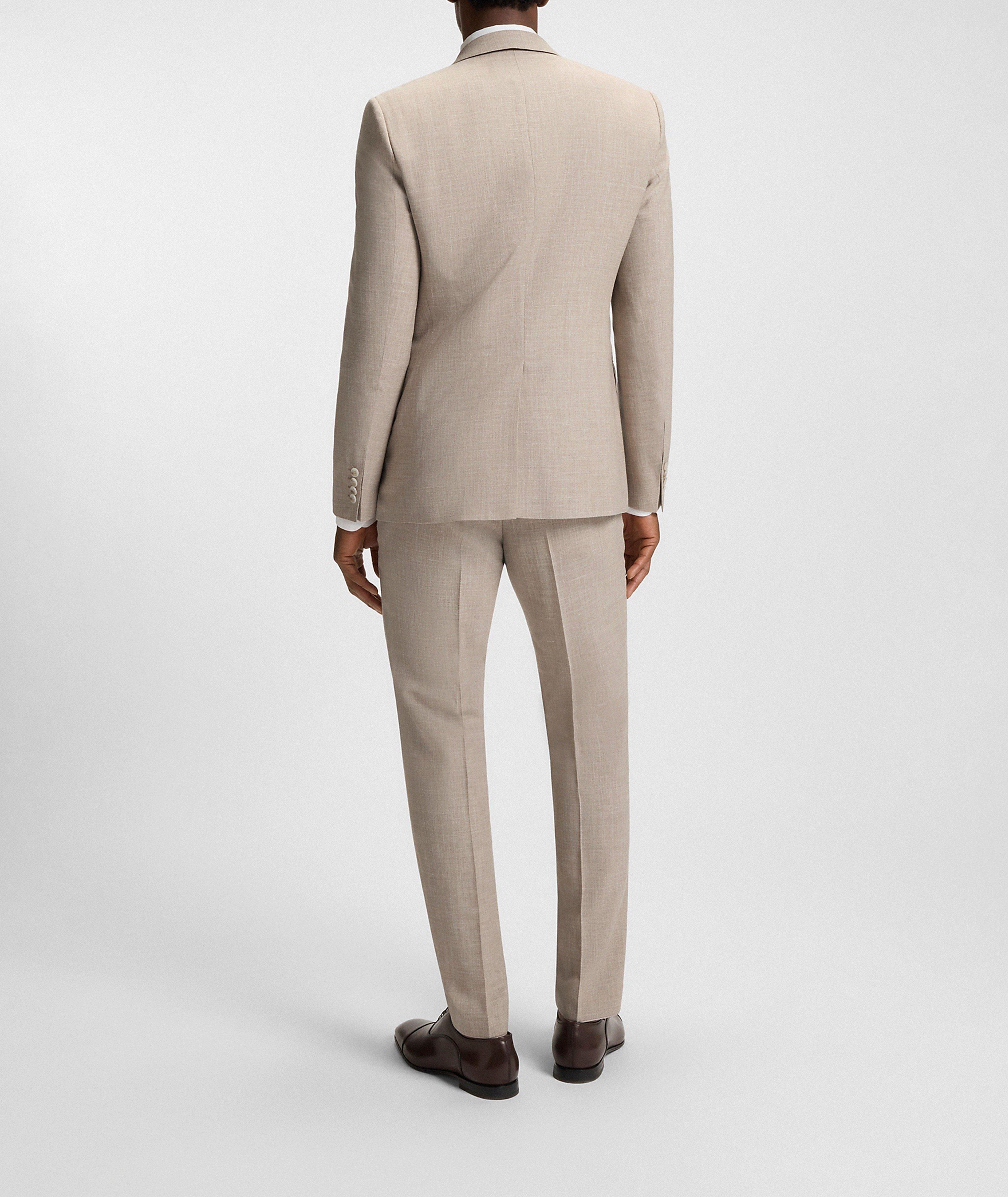 Costume à simple boutonnage en mélange de laine x BECKHAM image 3