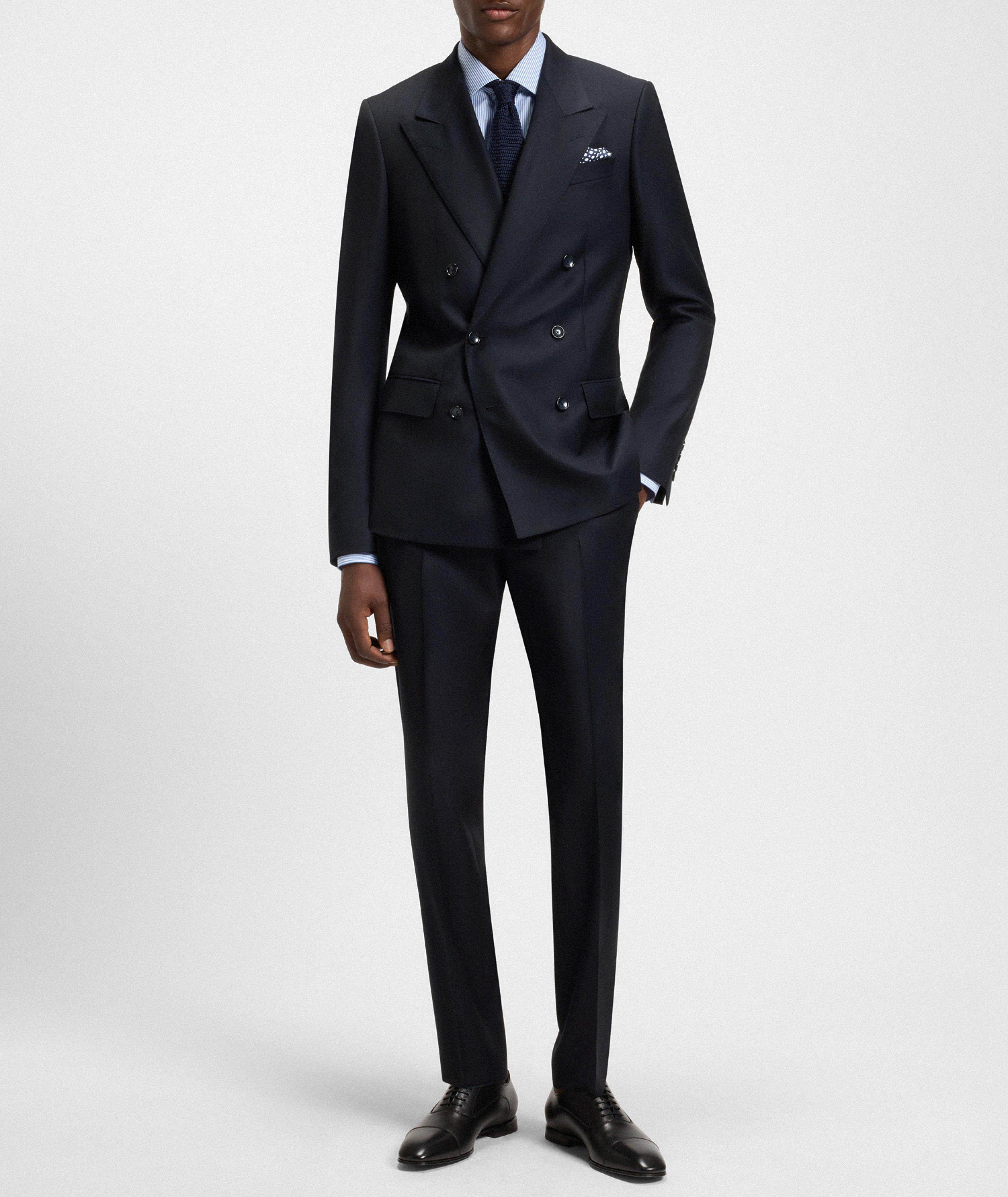 X Beckham Double-Breasted Wool Suit image 7