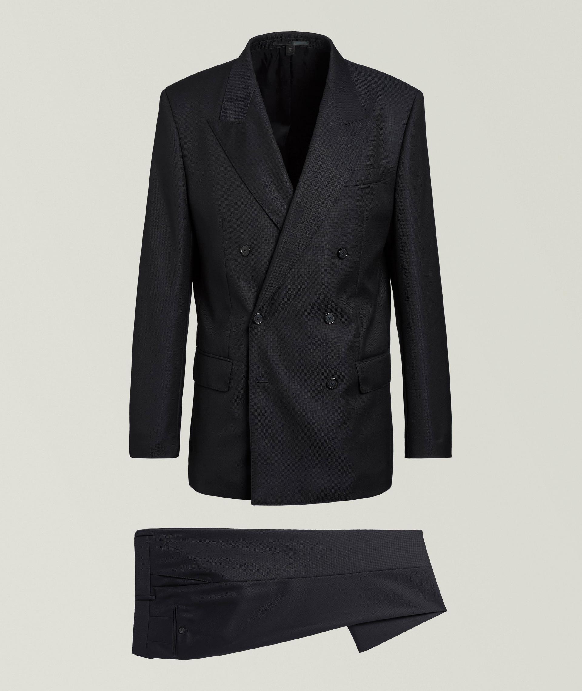 X Beckham Double-Breasted Wool Suit image 0