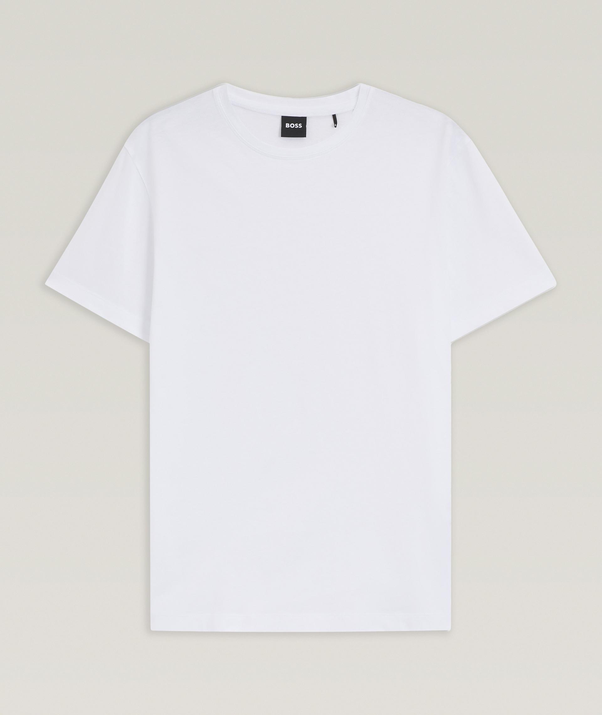 X Beckham Mercerized Cotton Crewneck T-Shirt image 0