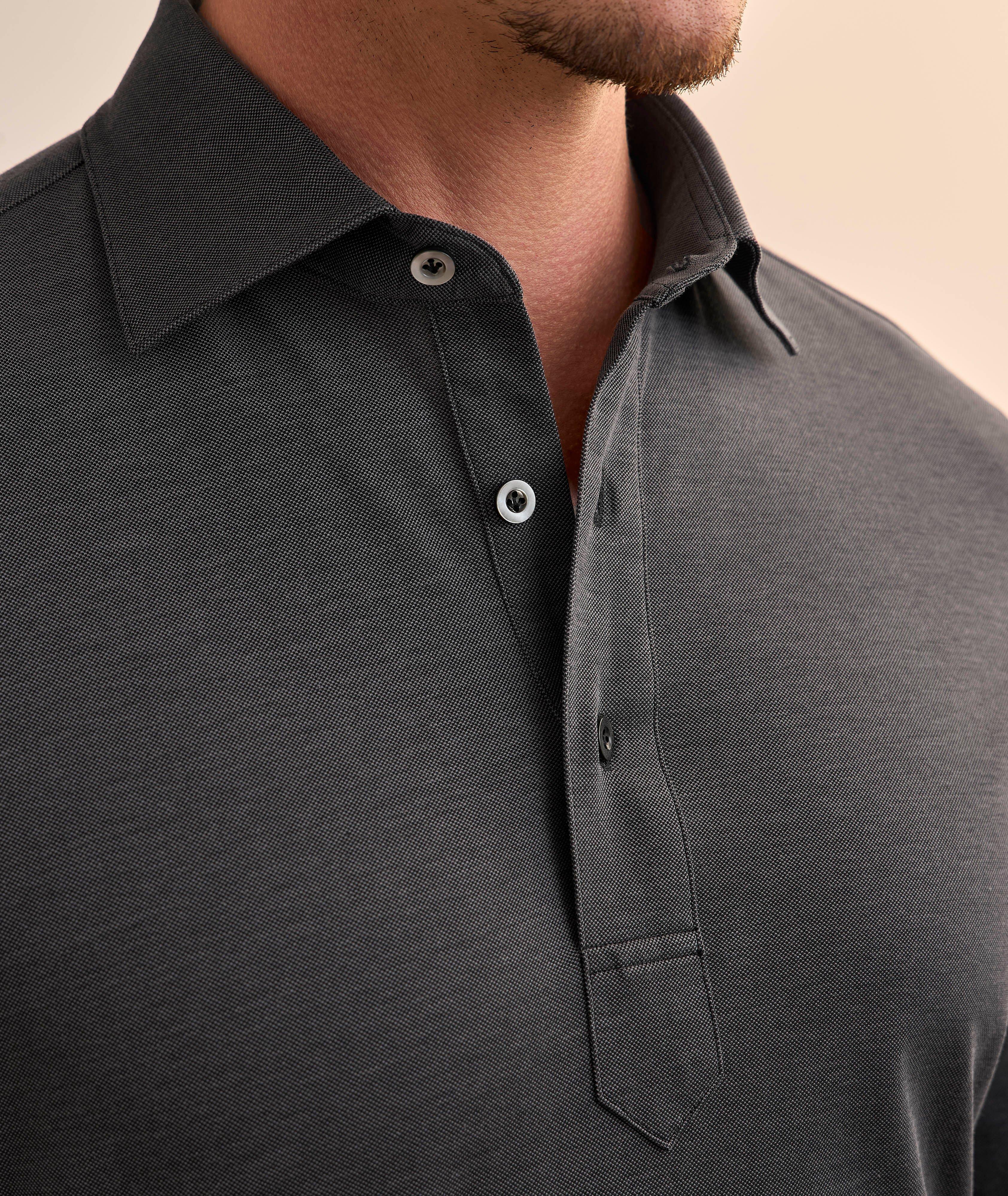 Chemise en piqué de coton performant image 3