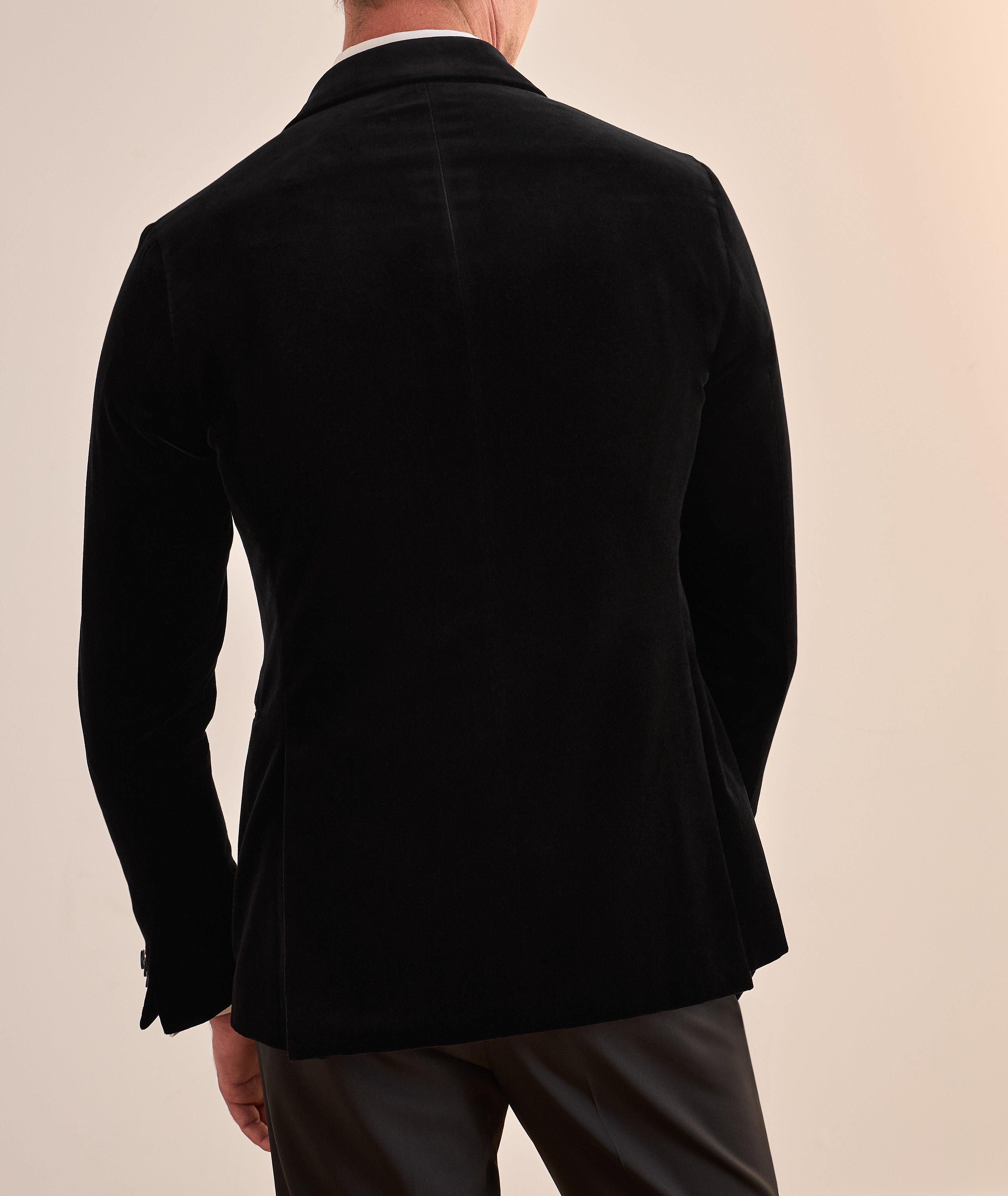 Veston de smoking en velours à revers en pointe image 2