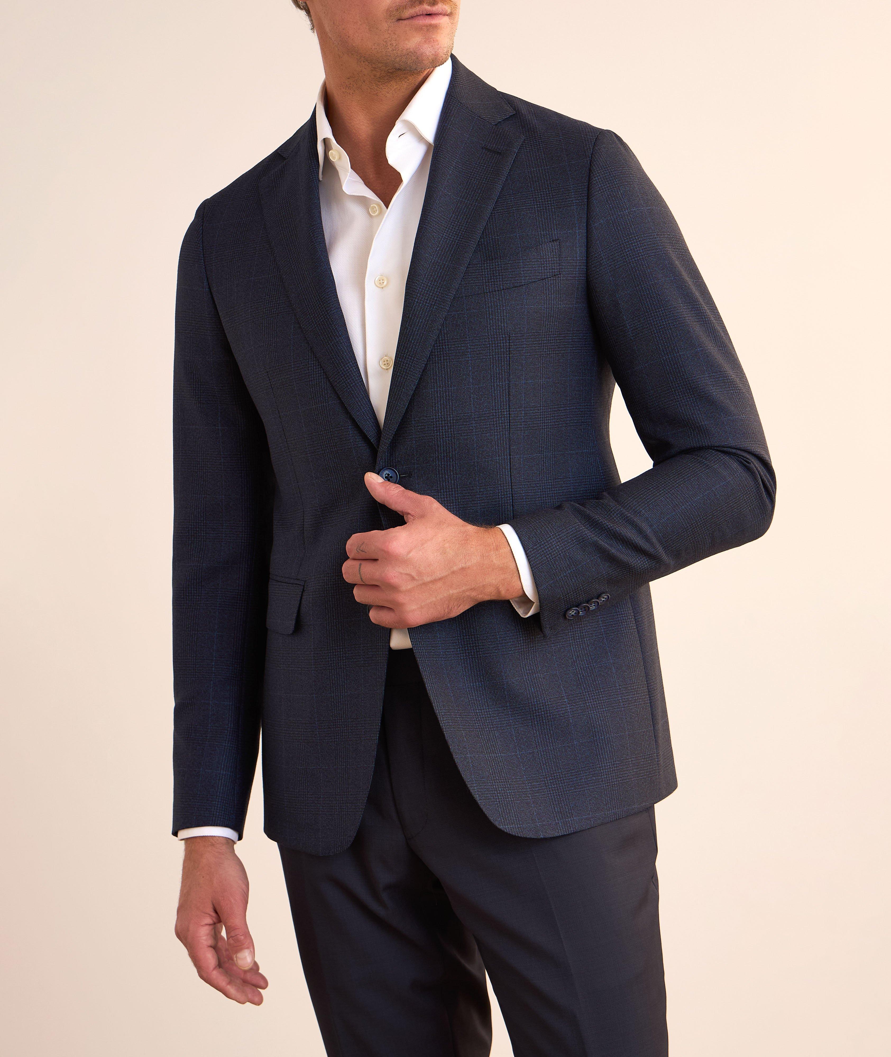 Glen Plaid Wool Sport Jacket image 1