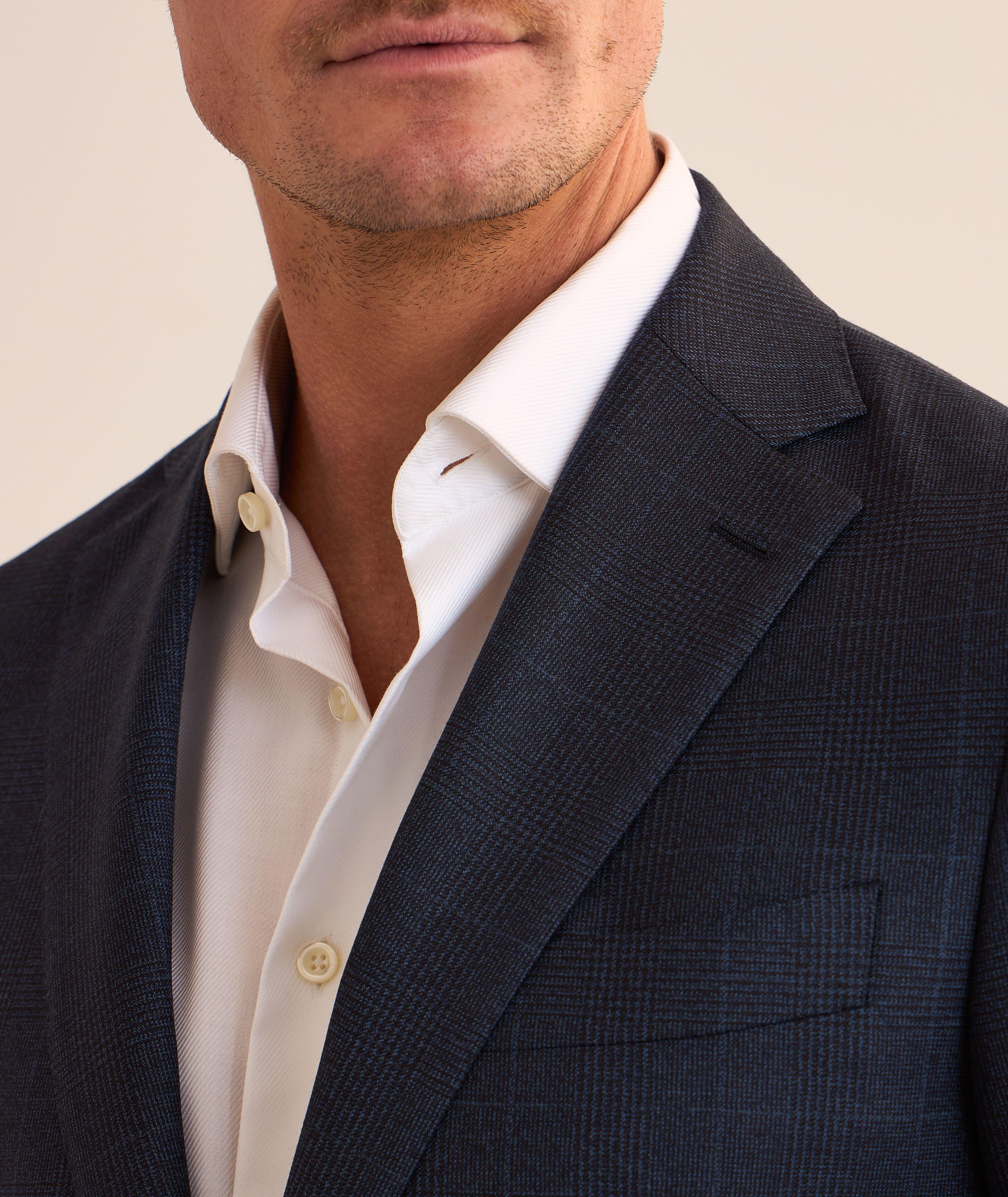 Glen Plaid Wool Sport Jacket image 3