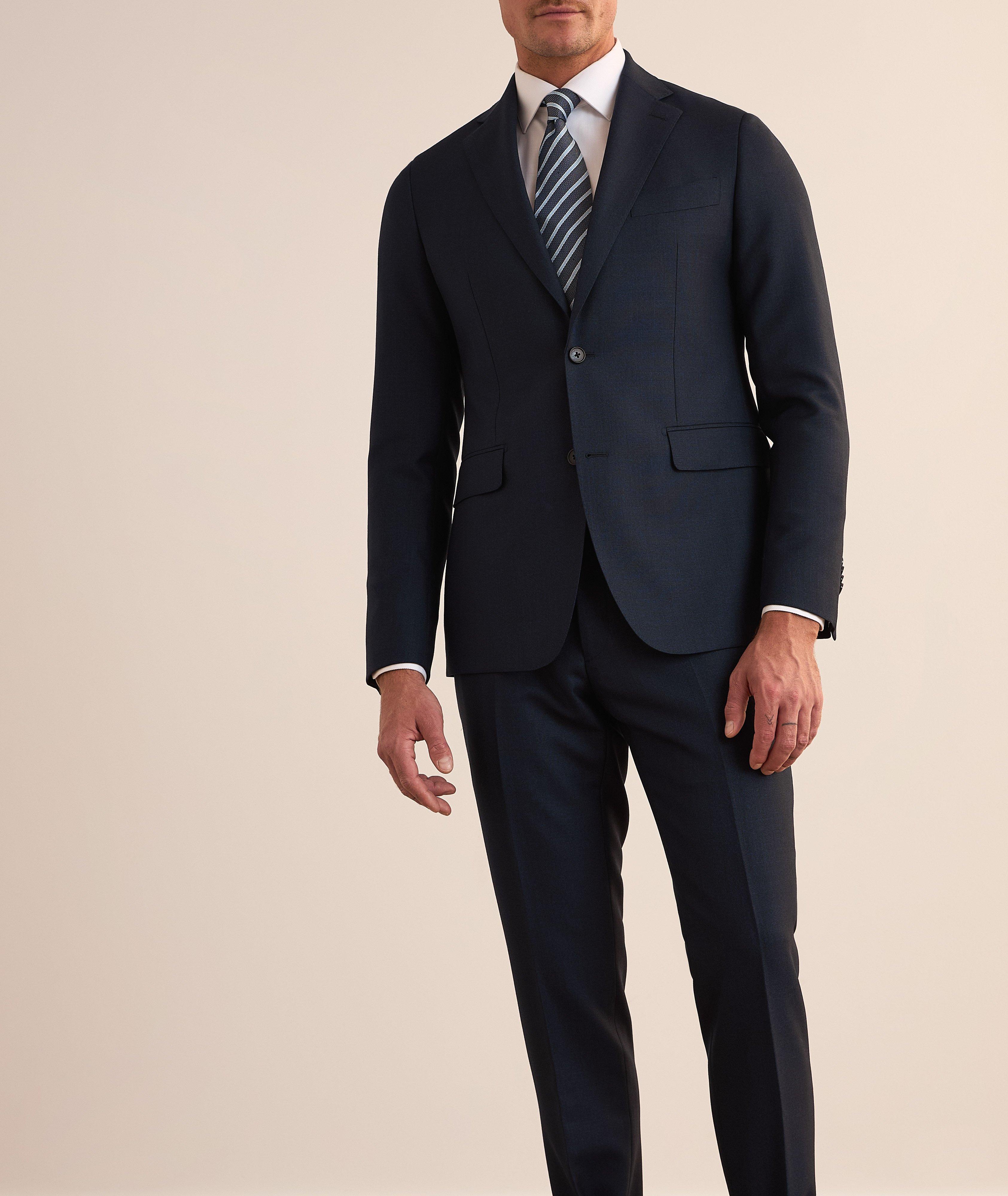 Shadow Plaid Wool Suit image 1
