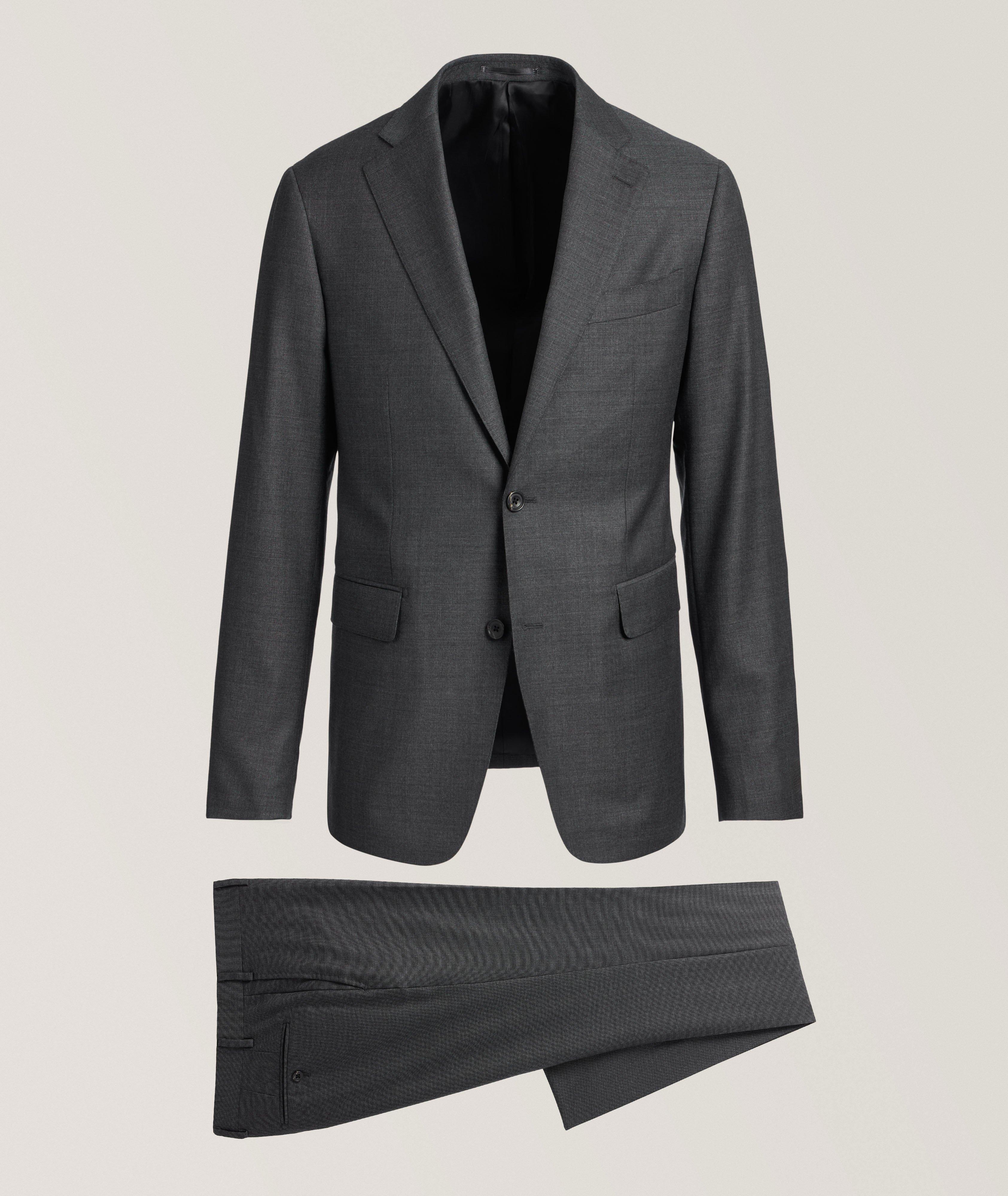 Mini-Texture Wool Suit image 0