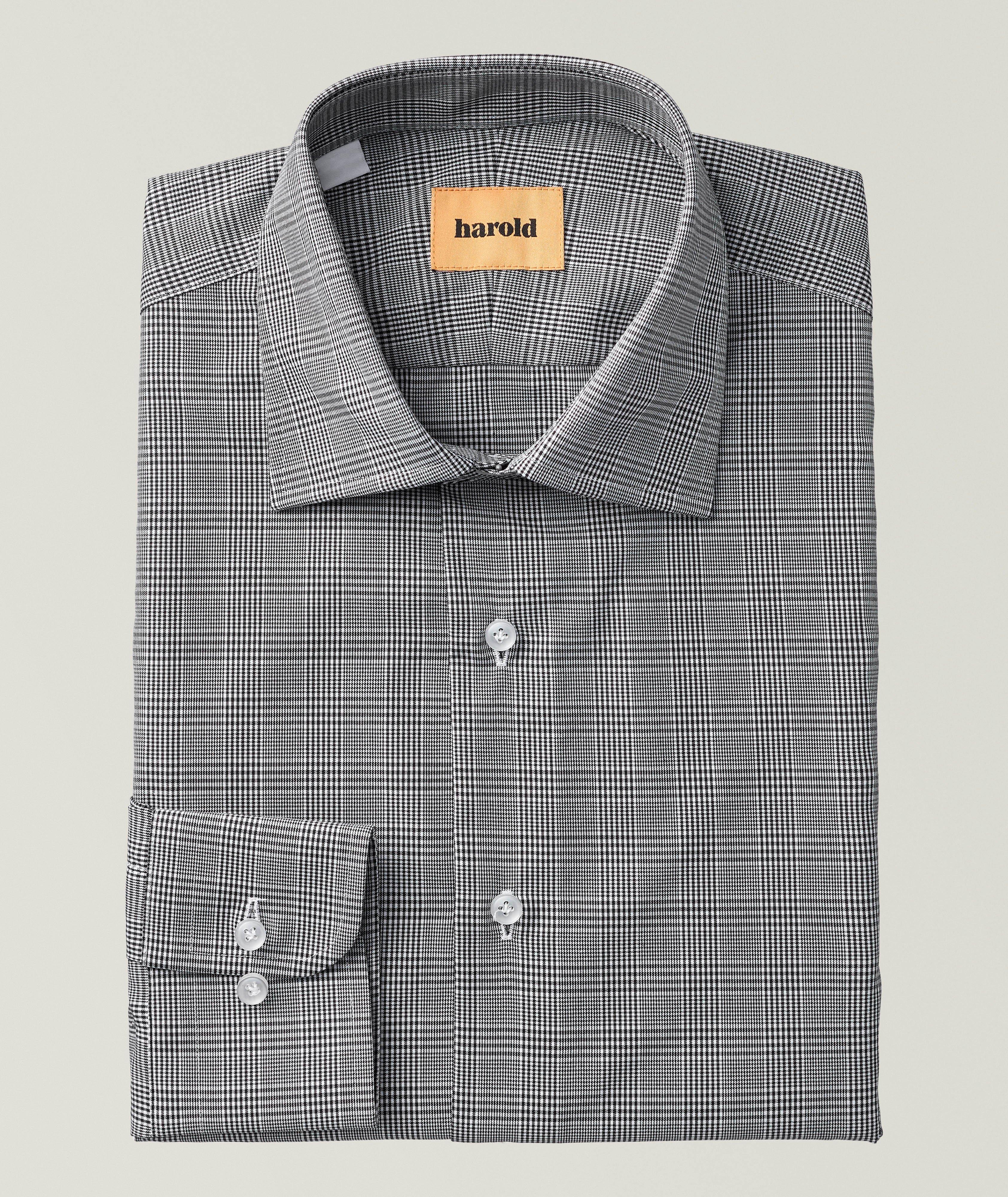 Prince of Wales Cotton Dress Shirt image 0
