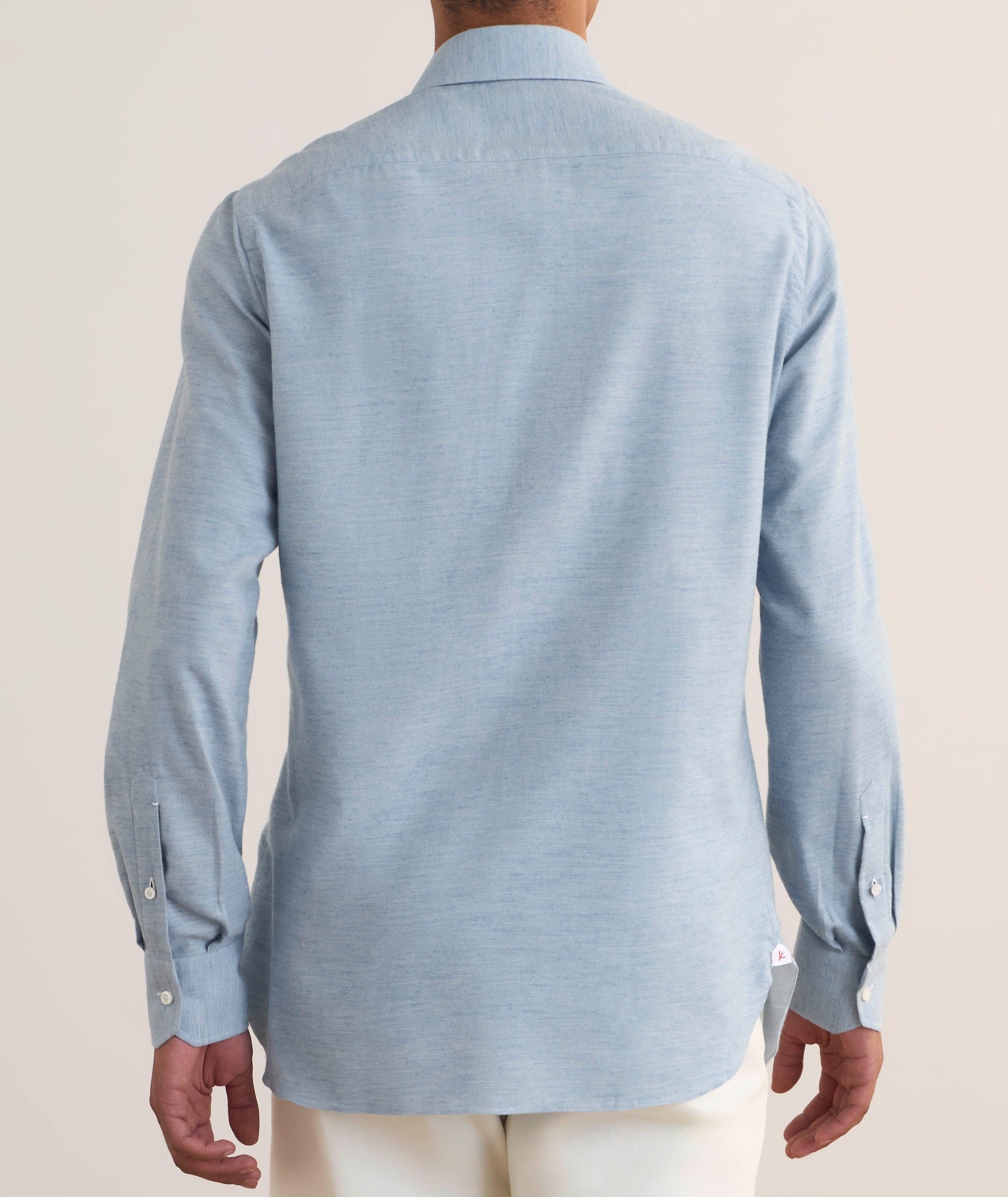 Chemise habillée en coton et en cachemire image 2