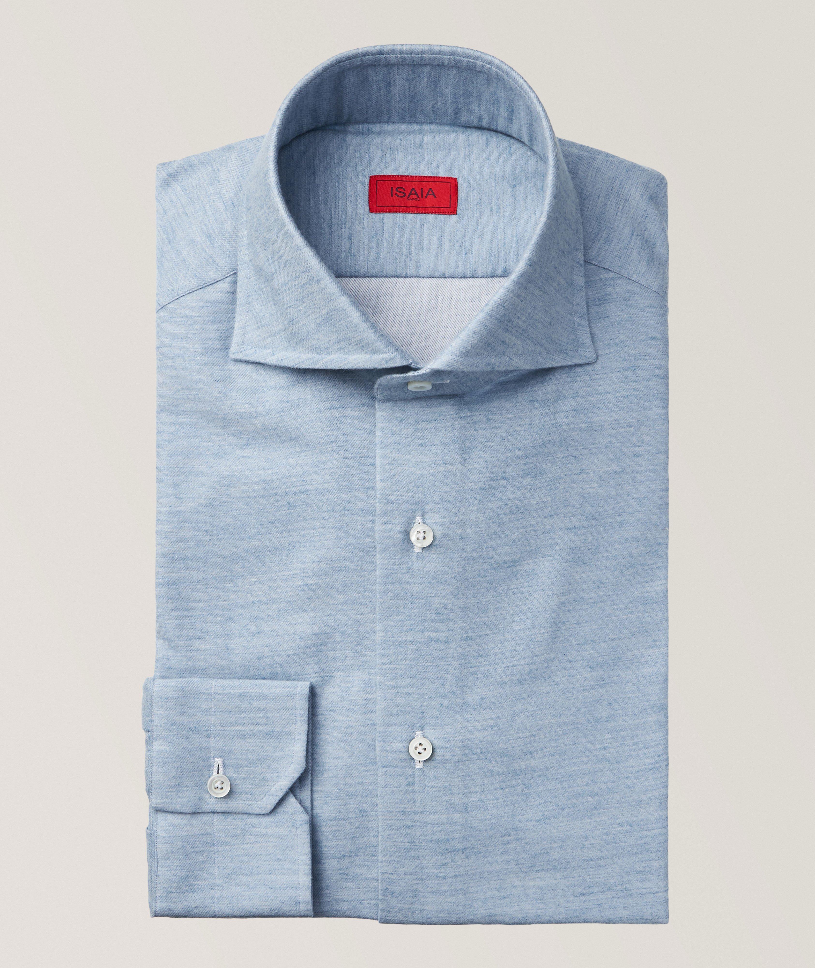 Chemise habillée en coton et en cachemire image 0