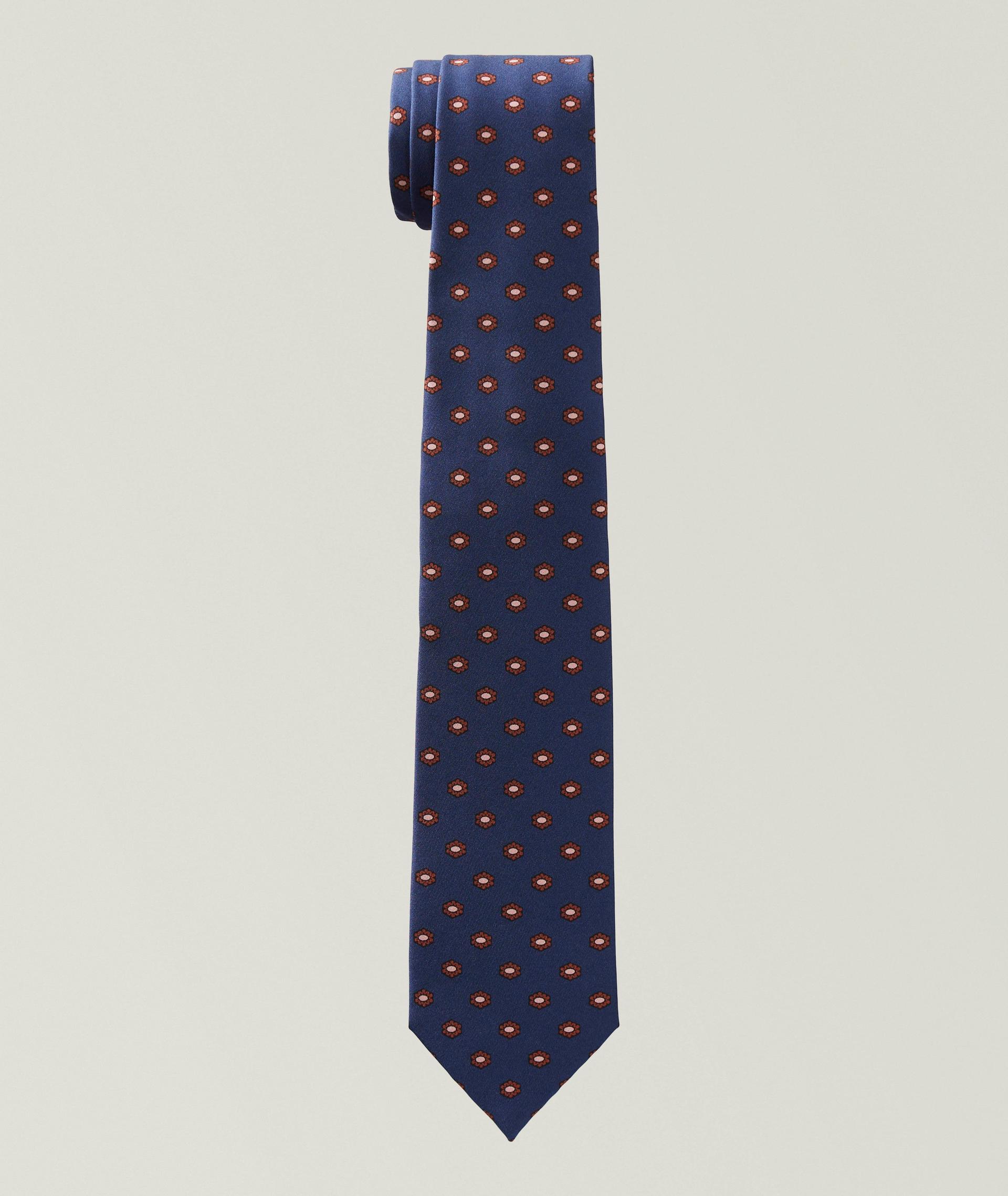 Floral Dot Silk Tie image 0