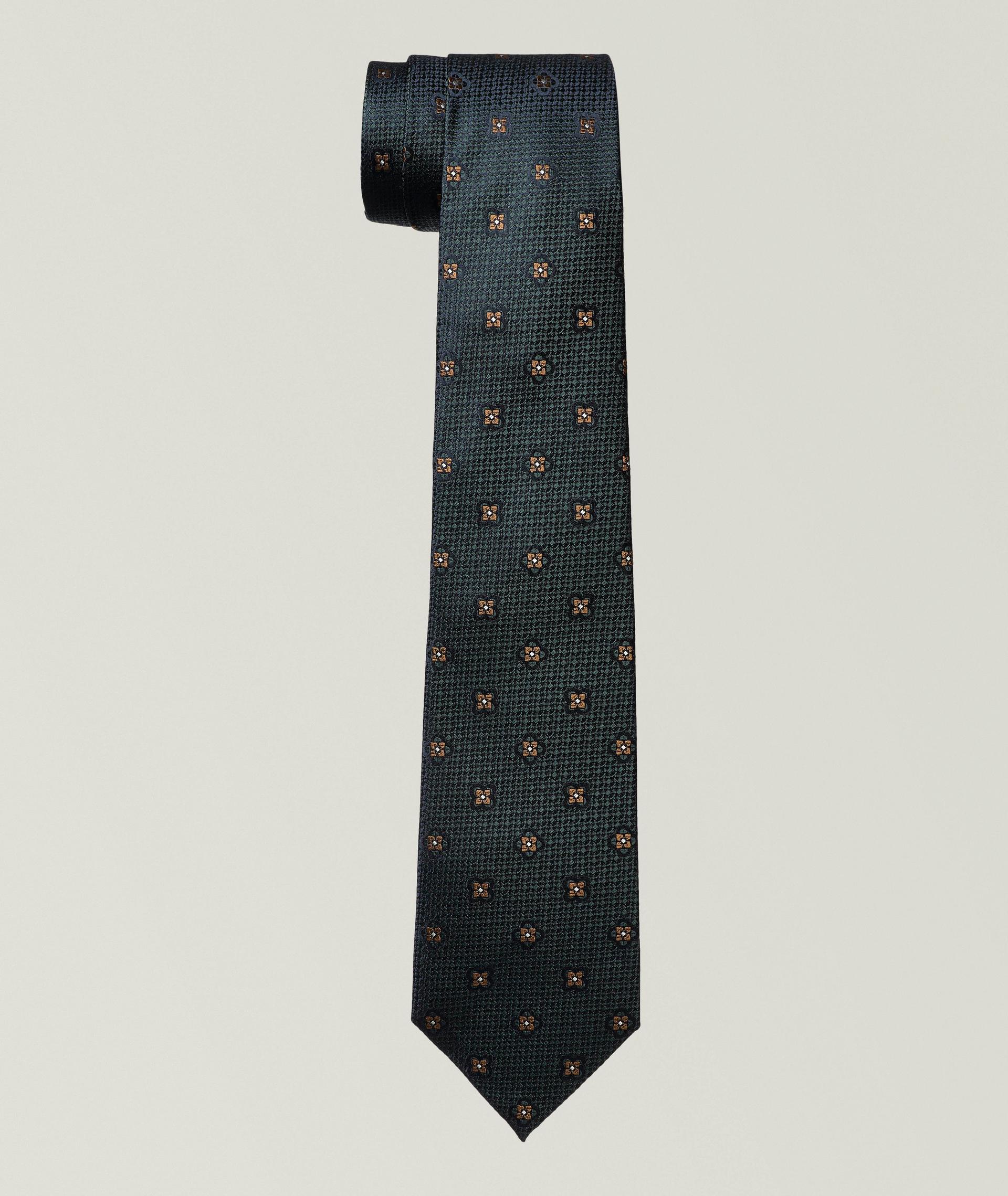 Floral Dot Silk Tie image 0