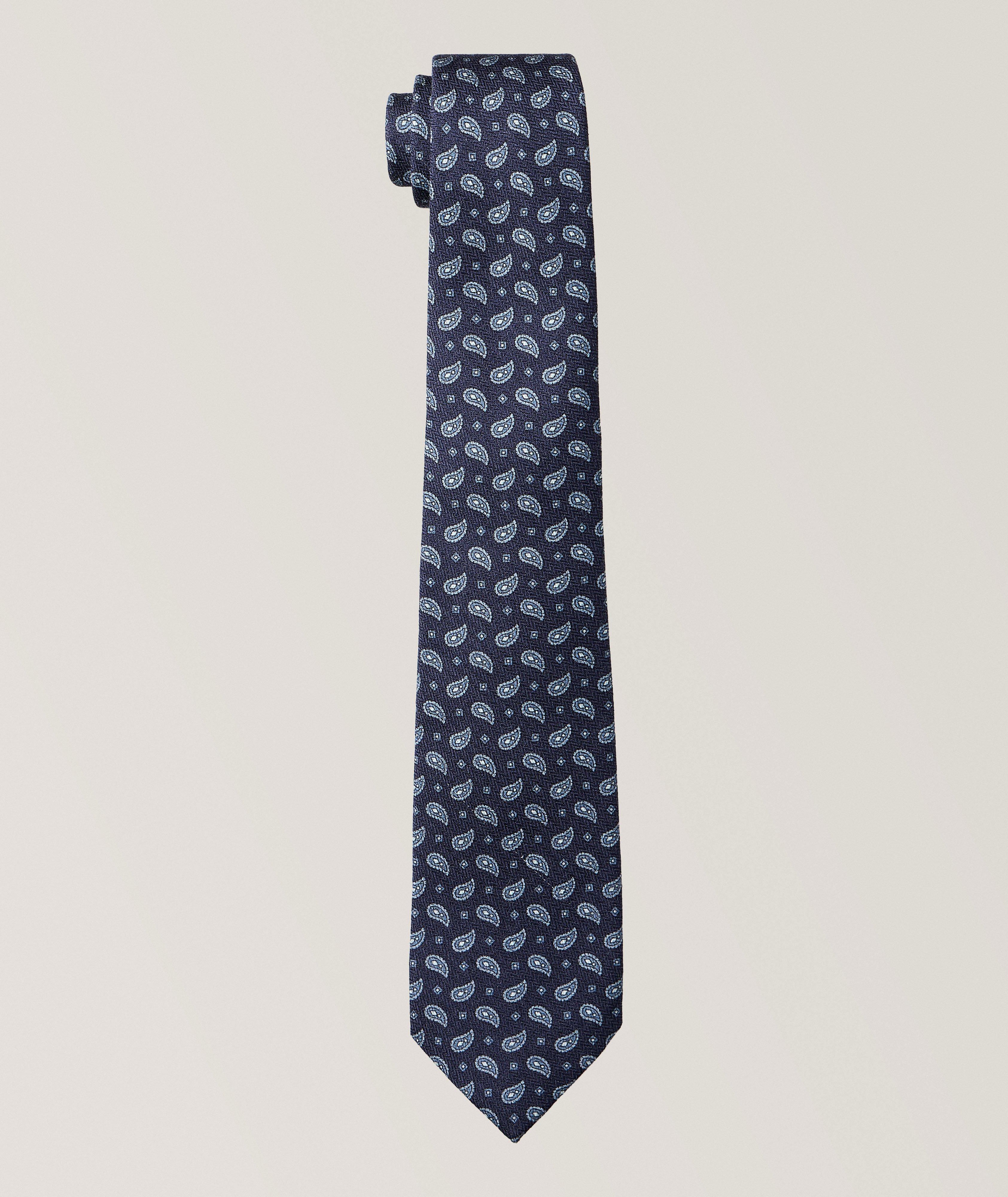Paisley Wool-Silk Tie image 0