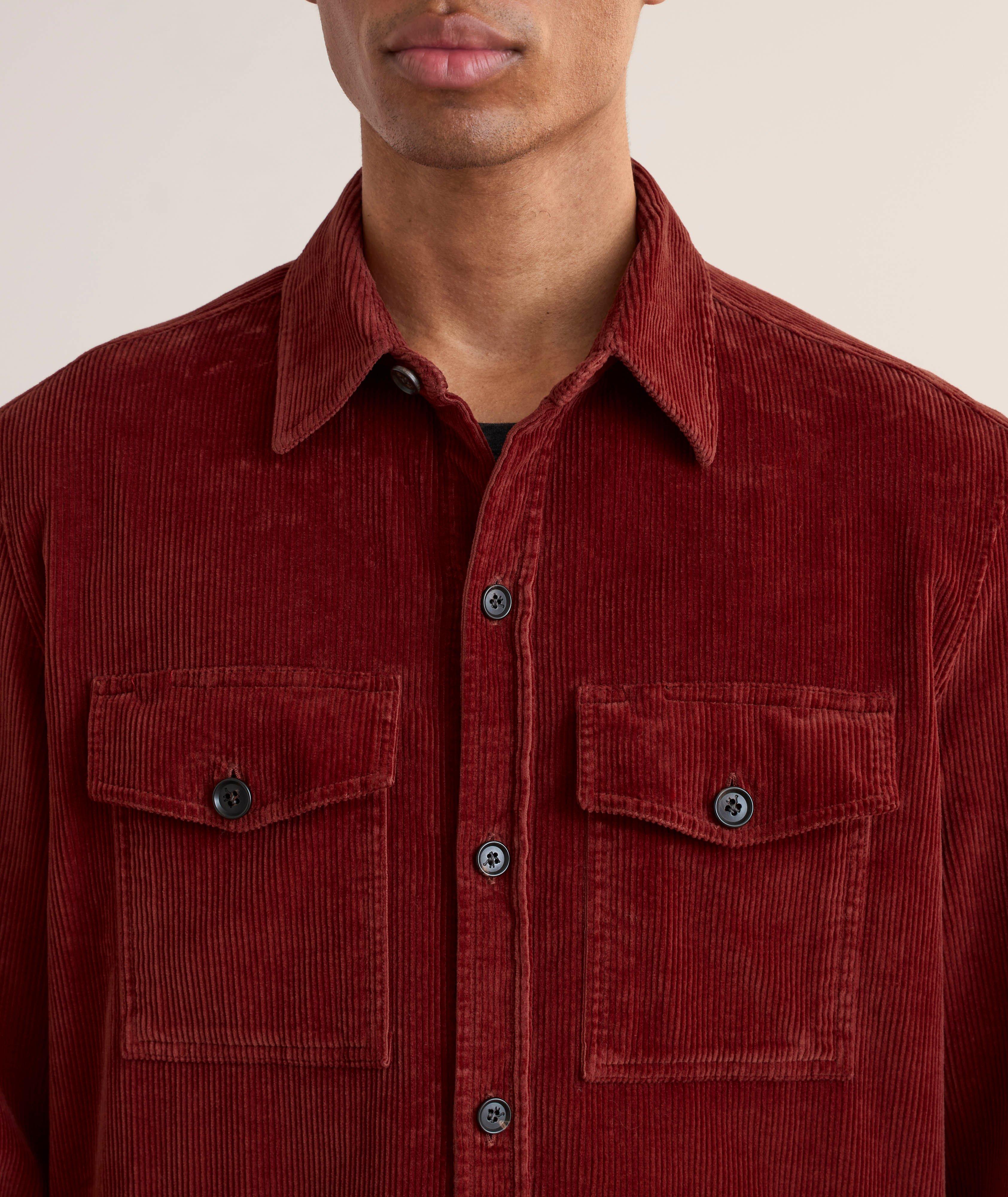 Corduroy Stretch-Cotton Overshirt image 3