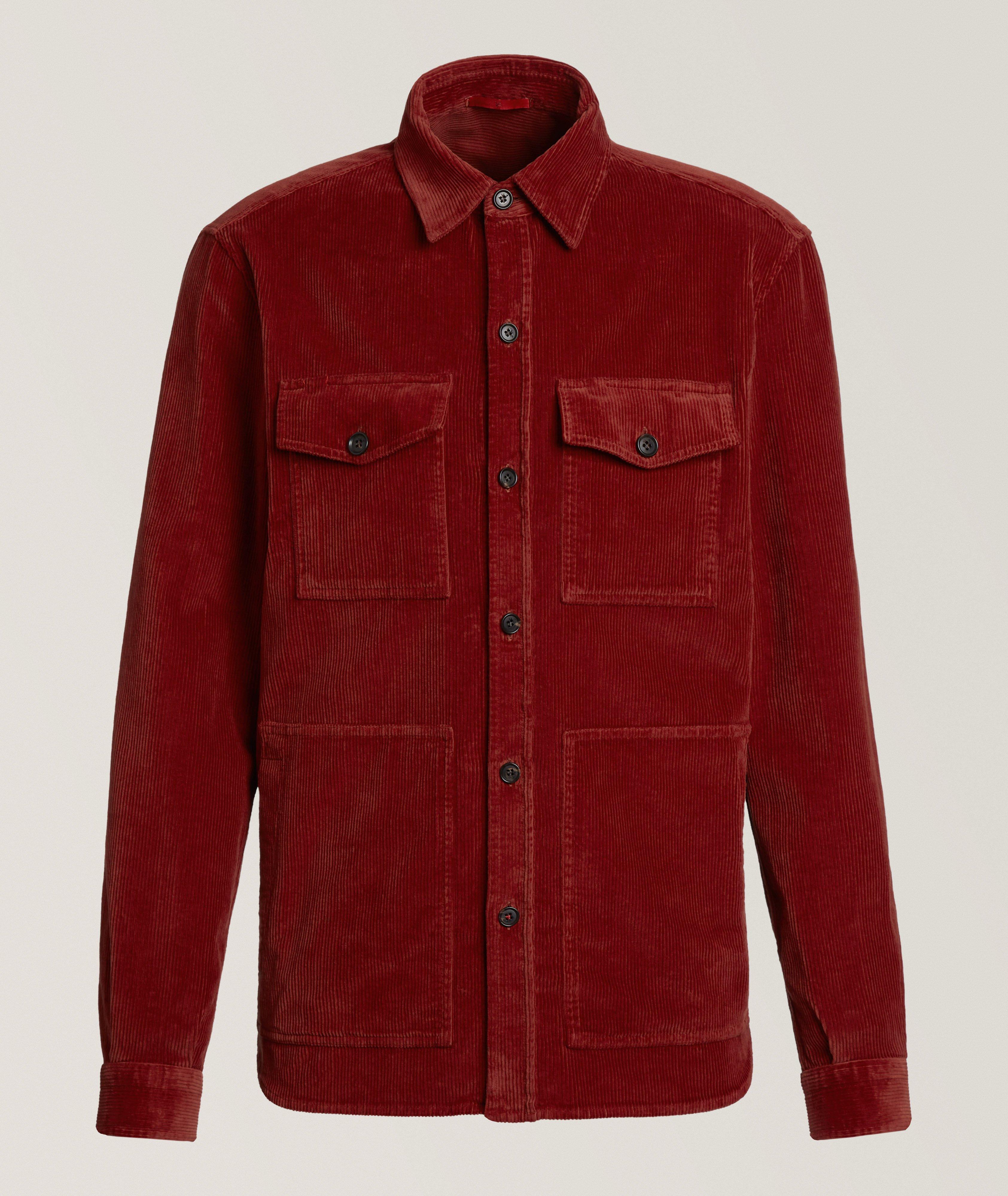 Corduroy Stretch-Cotton Overshirt image 0