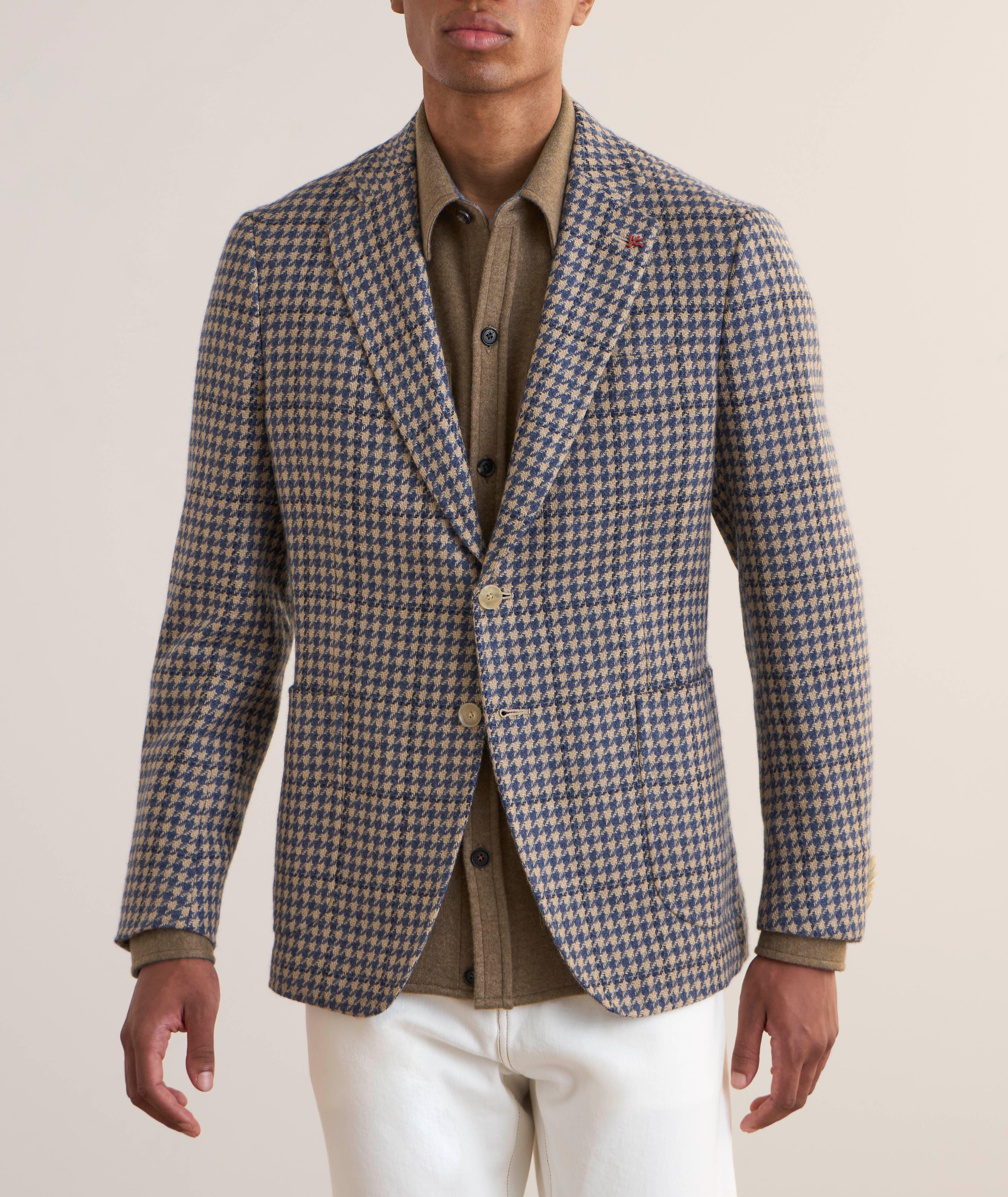 Houndstooth Cashmere Sport Jacket image 1