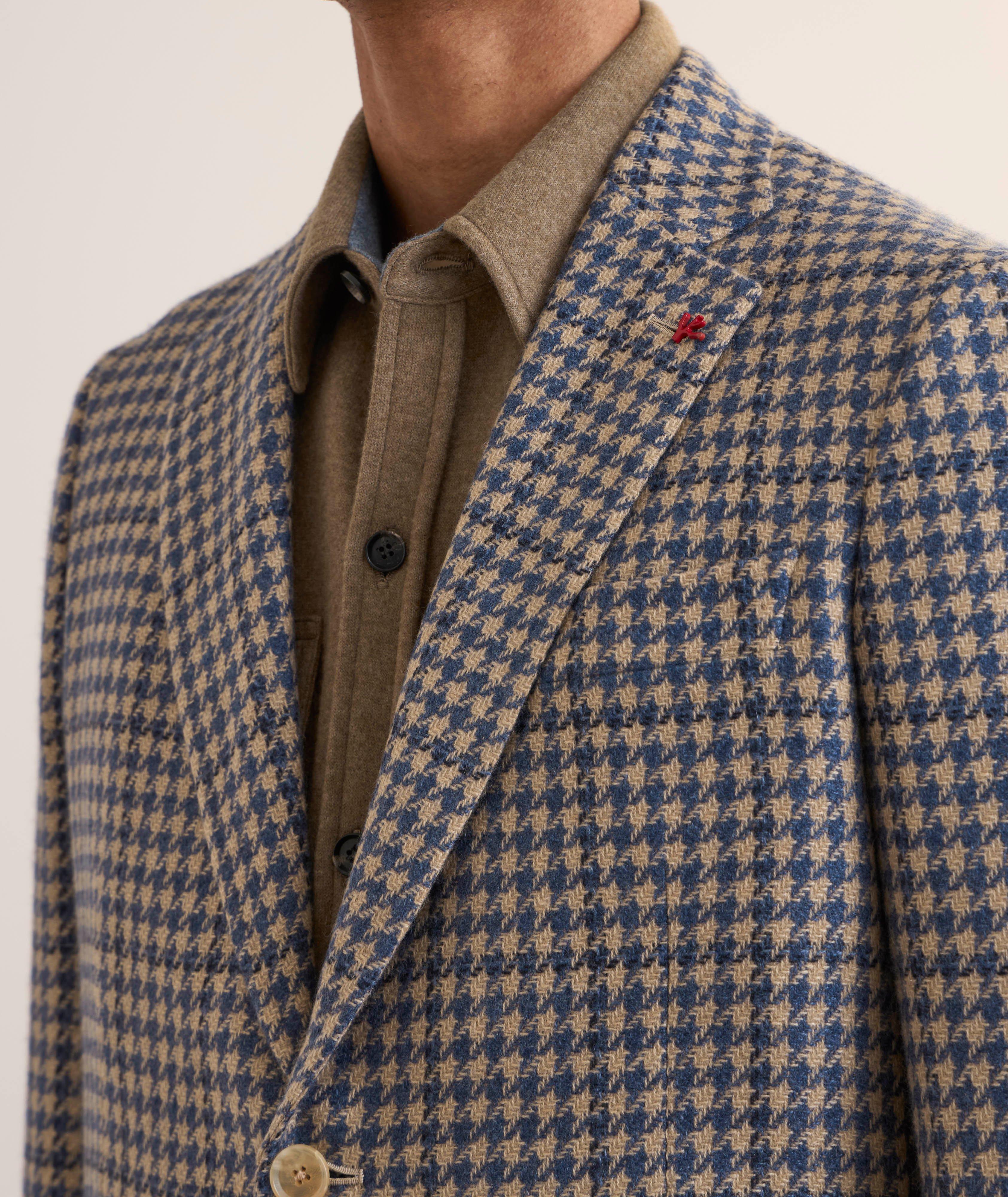 Houndstooth Cashmere Sport Jacket image 3