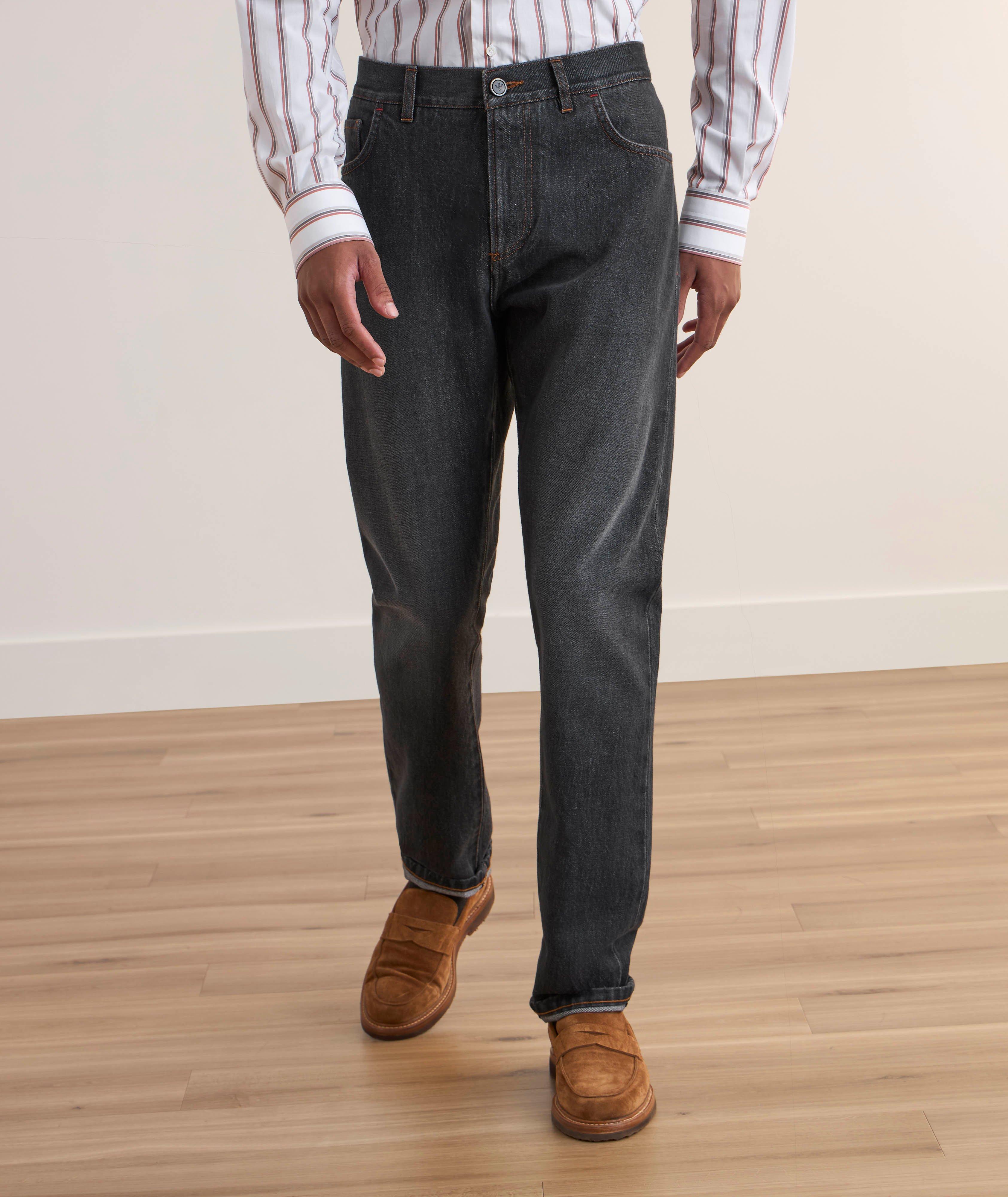 Slim Straight Five-Pocket Jeans image 2