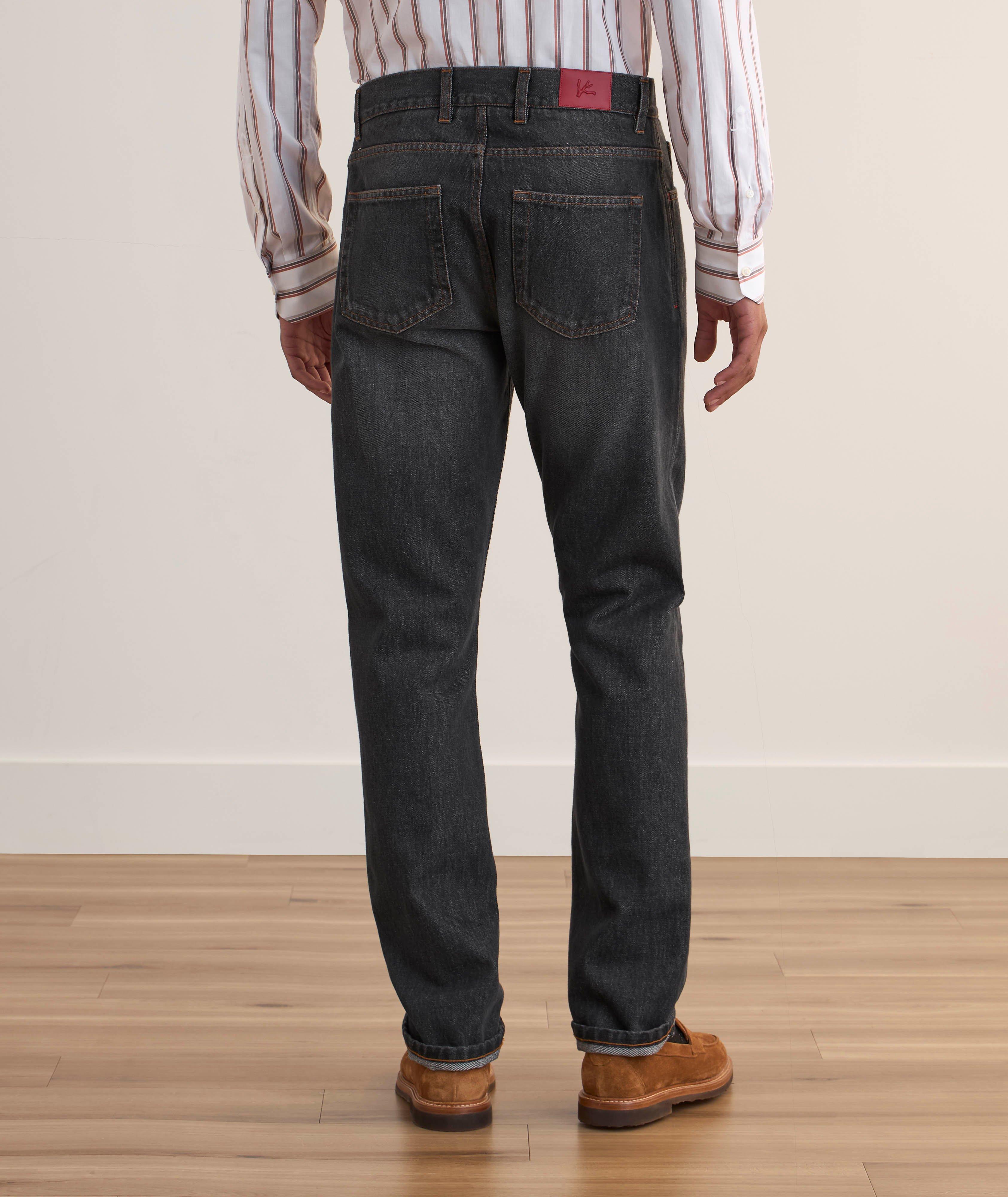 Slim Straight Five-Pocket Jeans image 3