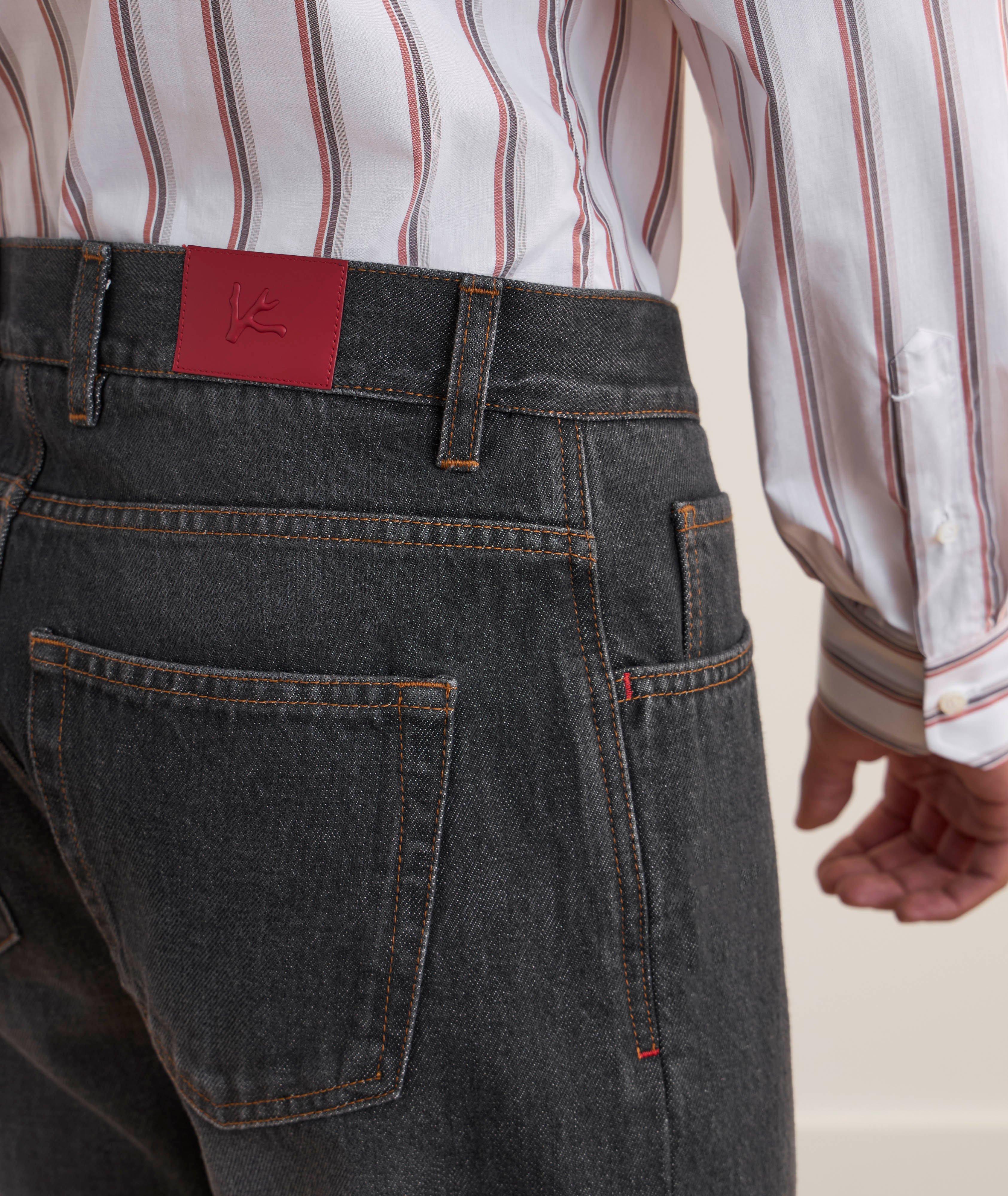 Slim Straight Five-Pocket Jeans image 4