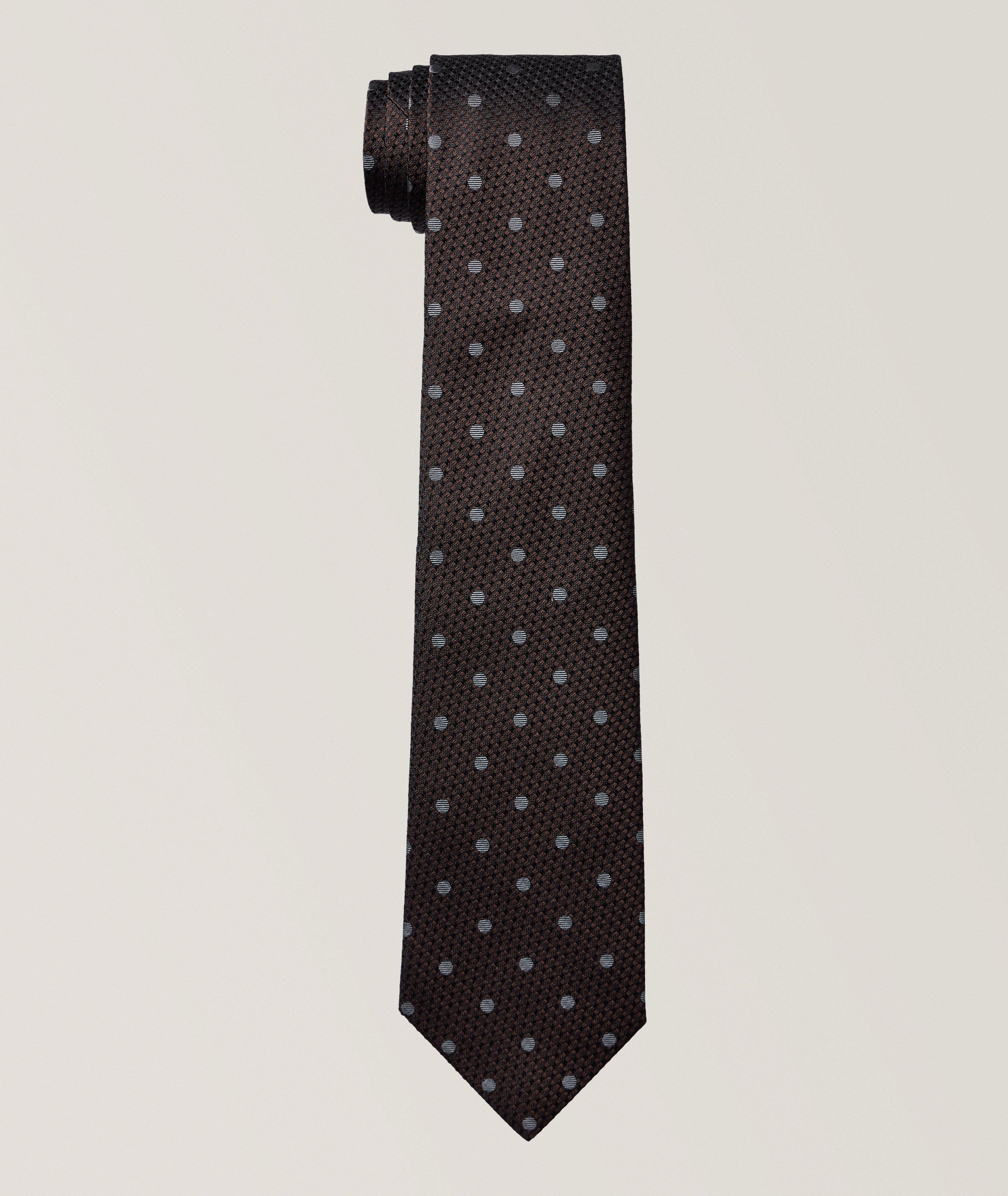 Floral Dot Silk Tie image 0