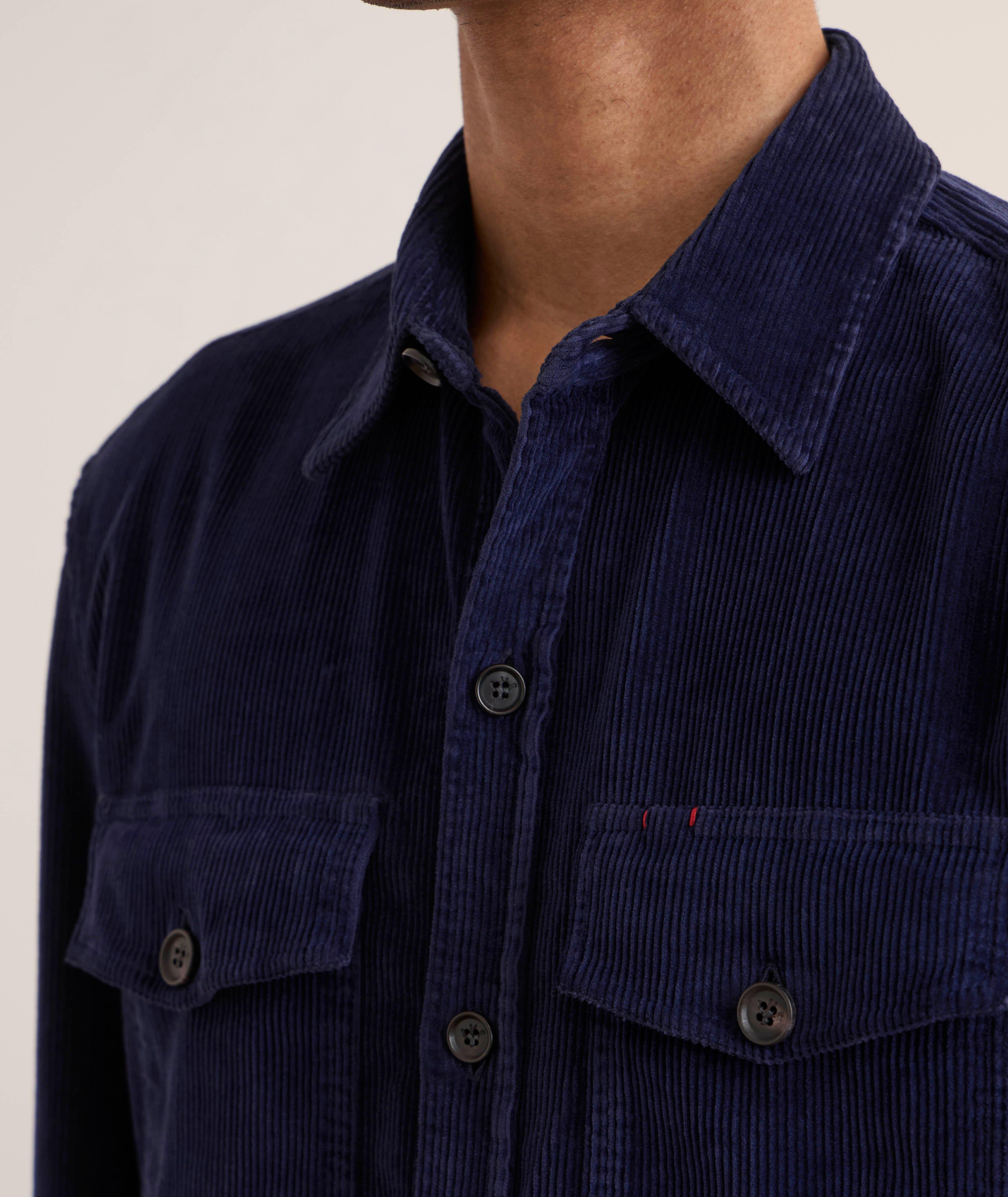 Corduroy Stretch-Cotton Overshirt image 3