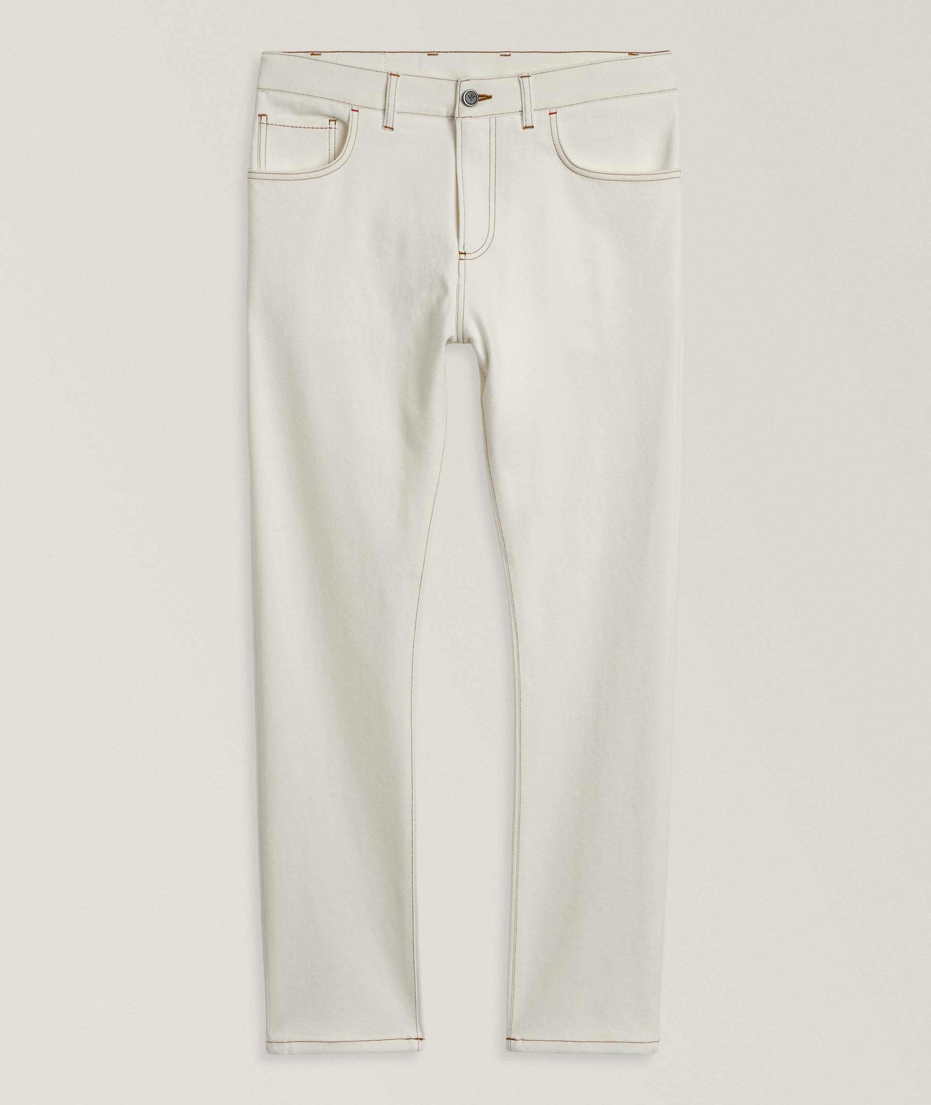 Slim Straight Five-Pocket Jeans image 0