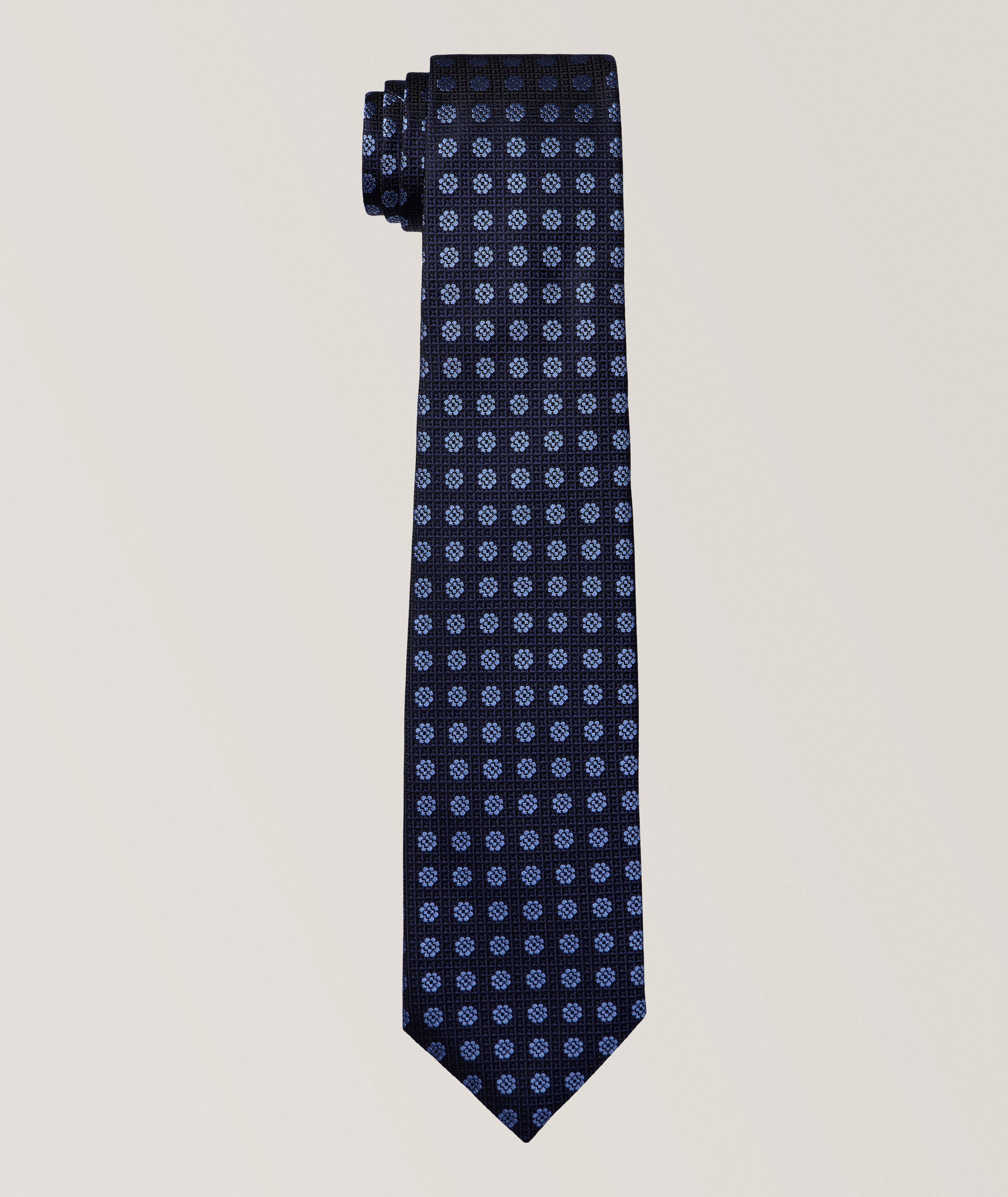 Floral Dot Silk Tie image 0