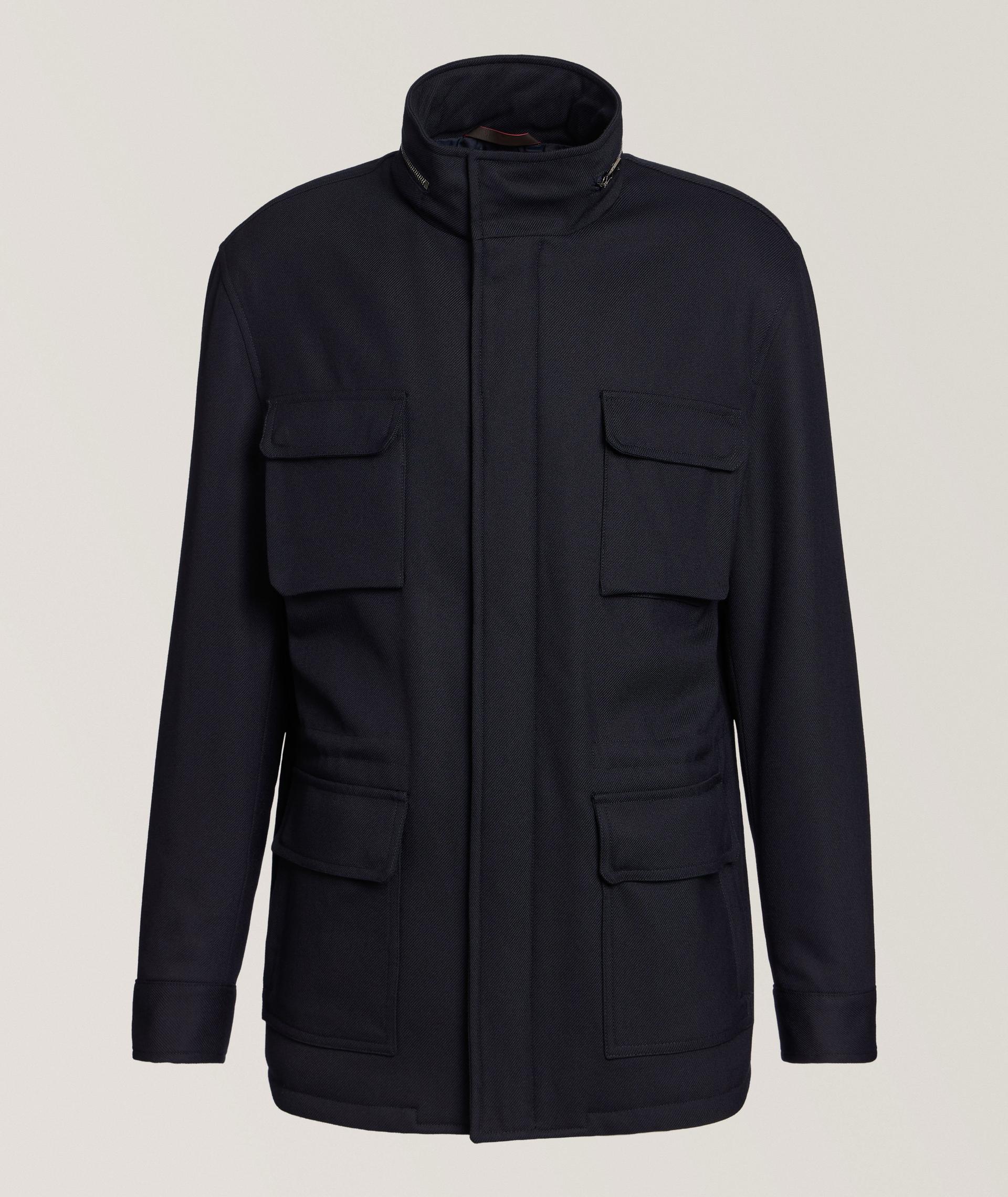 Blouson de style utilitaire en lainage image 0