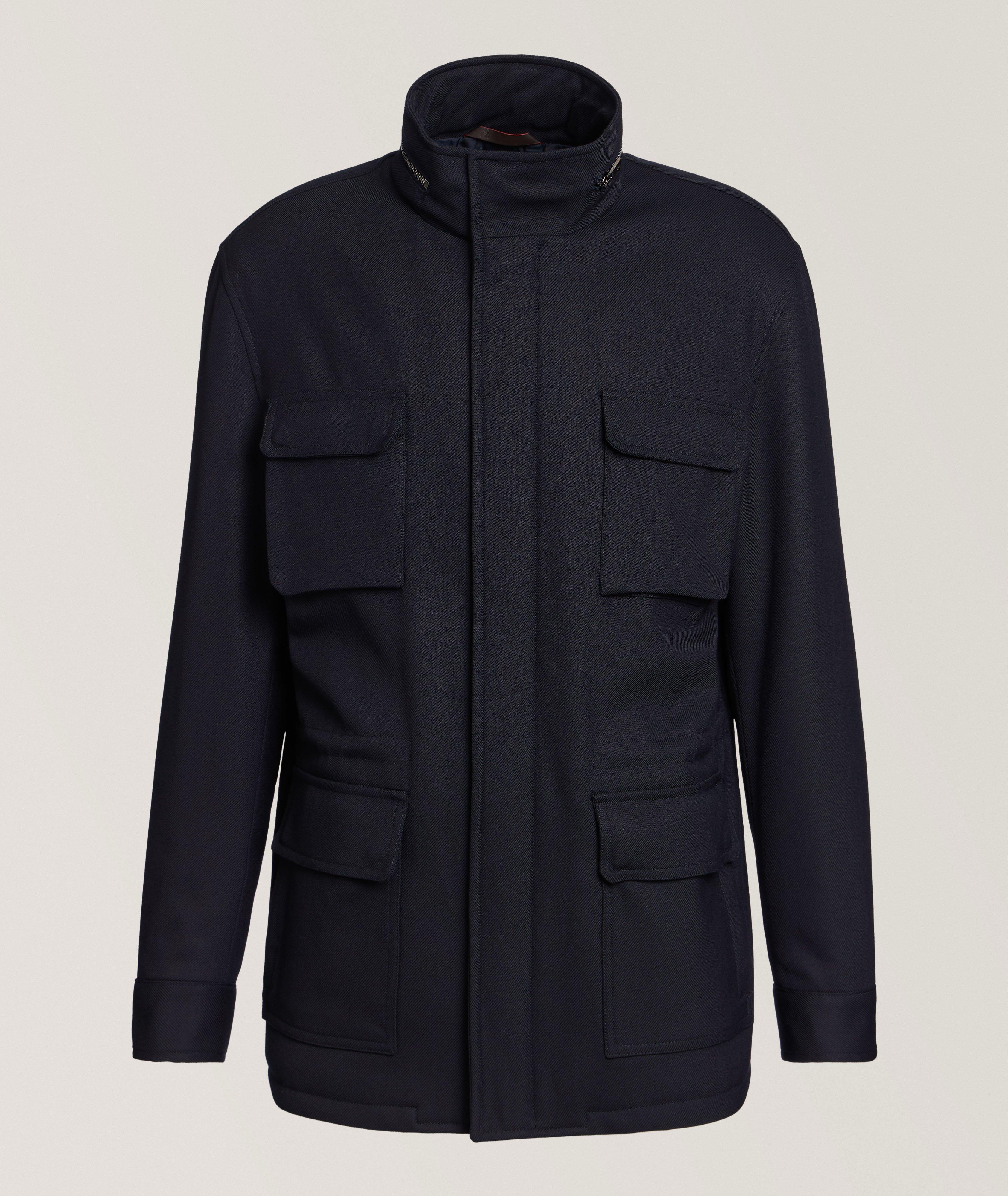 Blouson de style utilitaire en lainage image 0