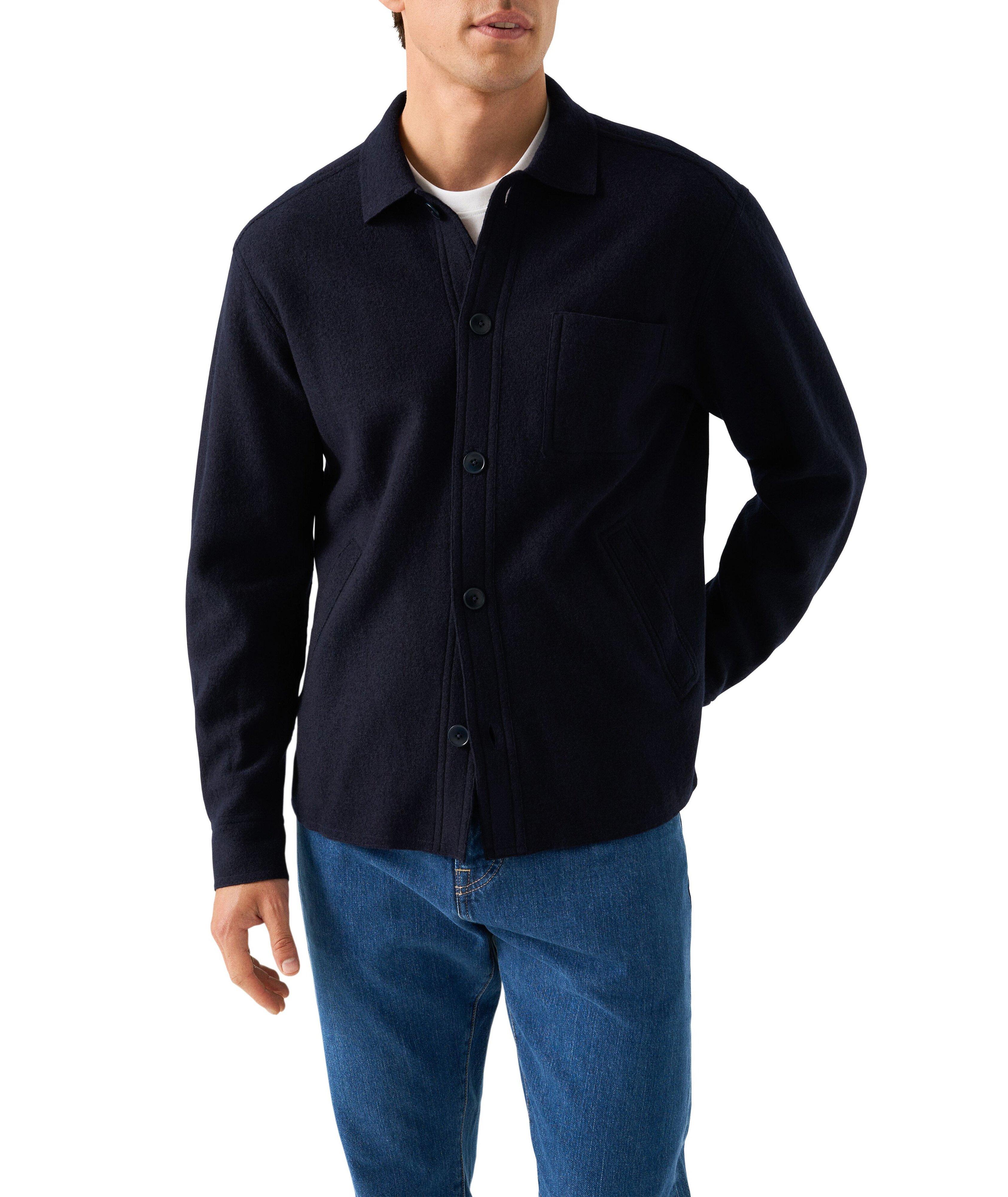 Boiled Wool Overshirt image 2
