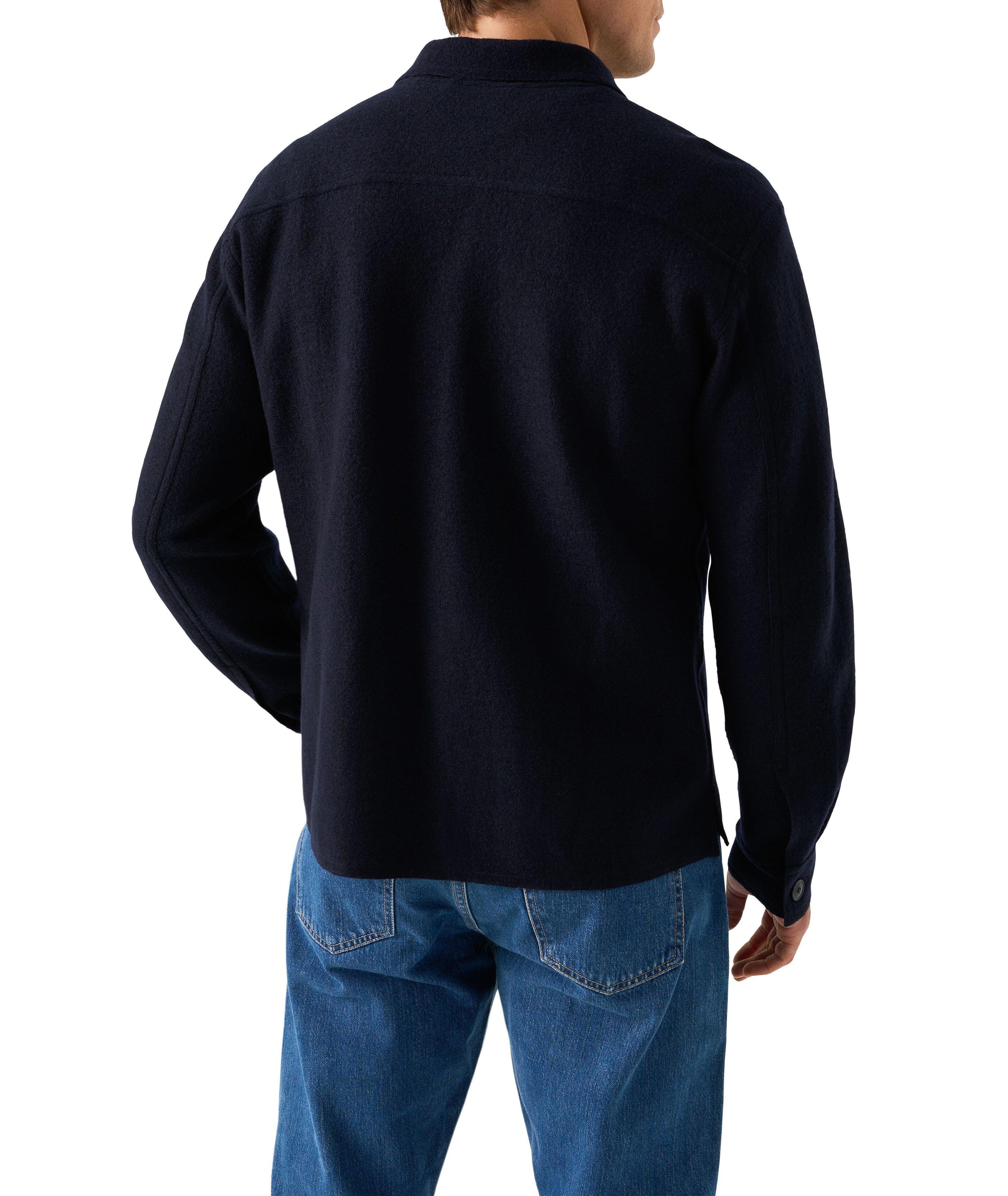 Boiled Wool Overshirt image 3