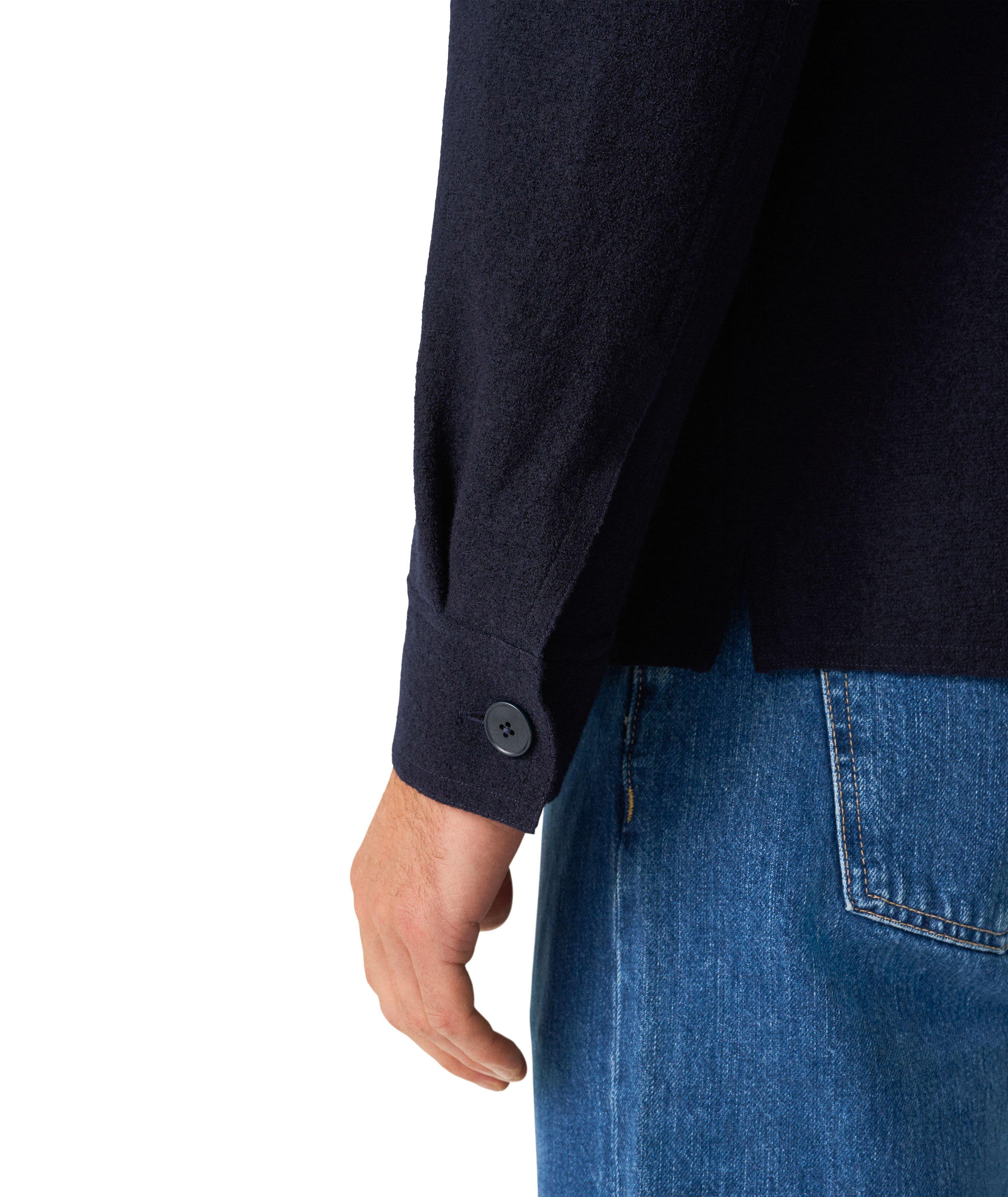 Boiled Wool Overshirt image 5