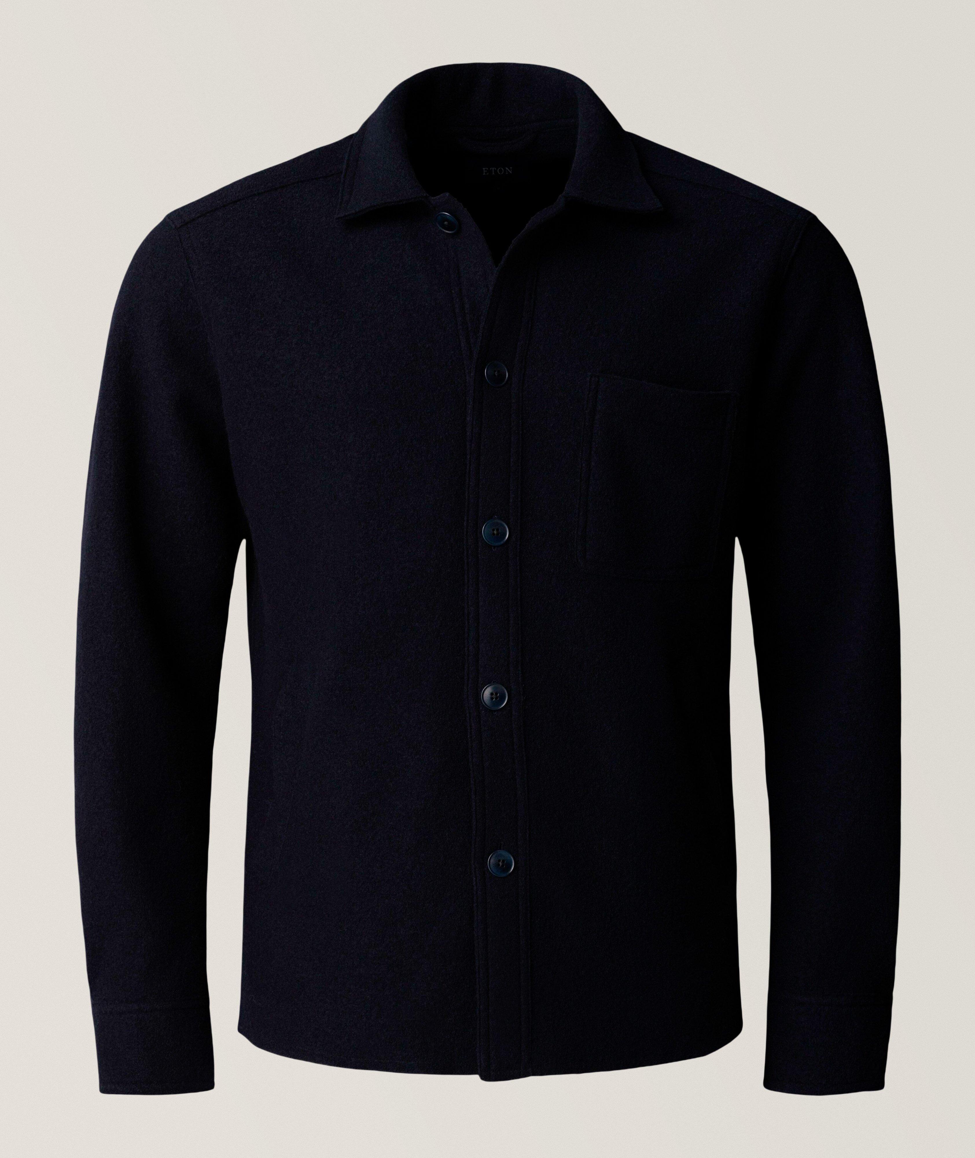 Boiled Wool Overshirt image 0