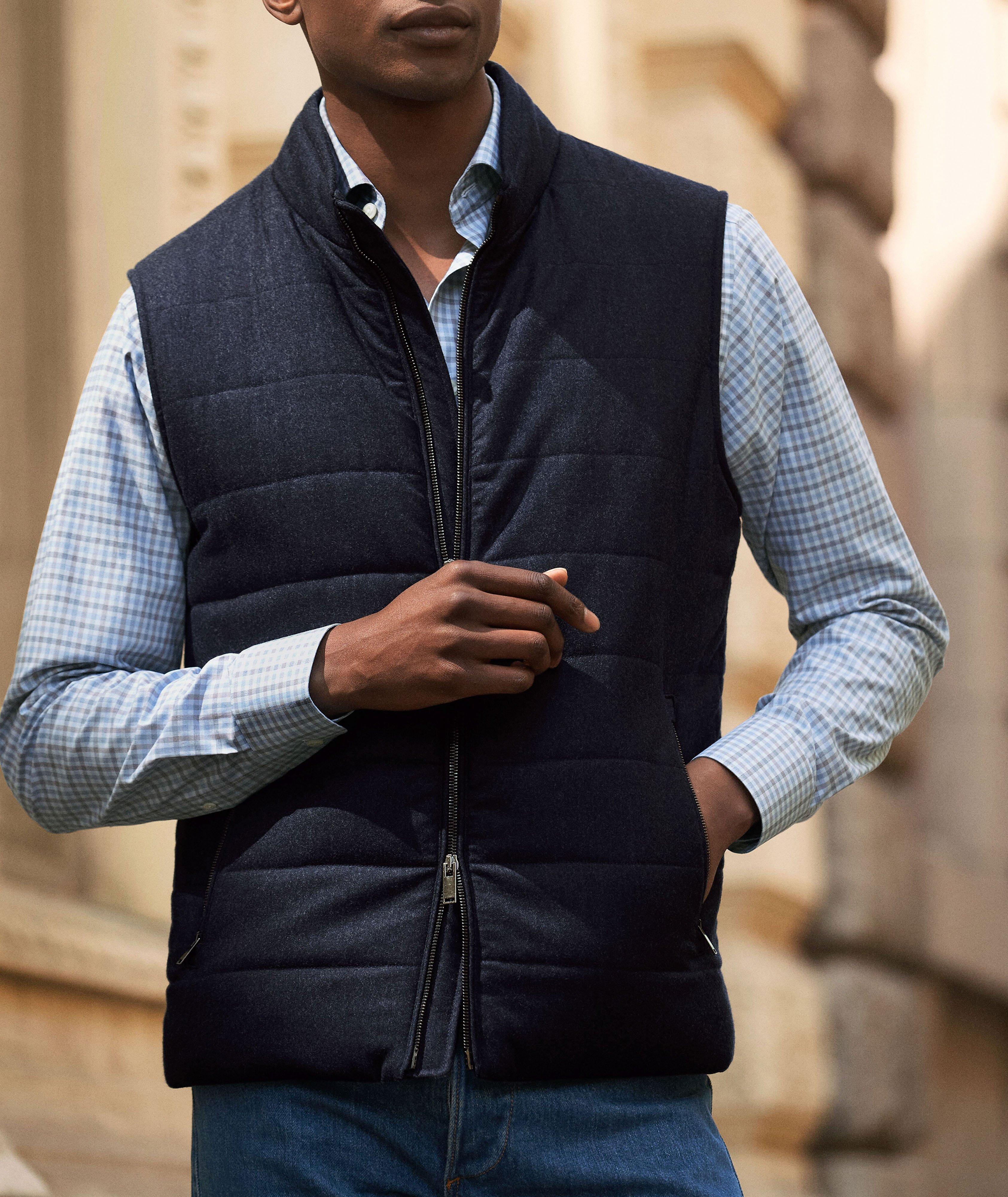 Gilet rembourré en laine image 3