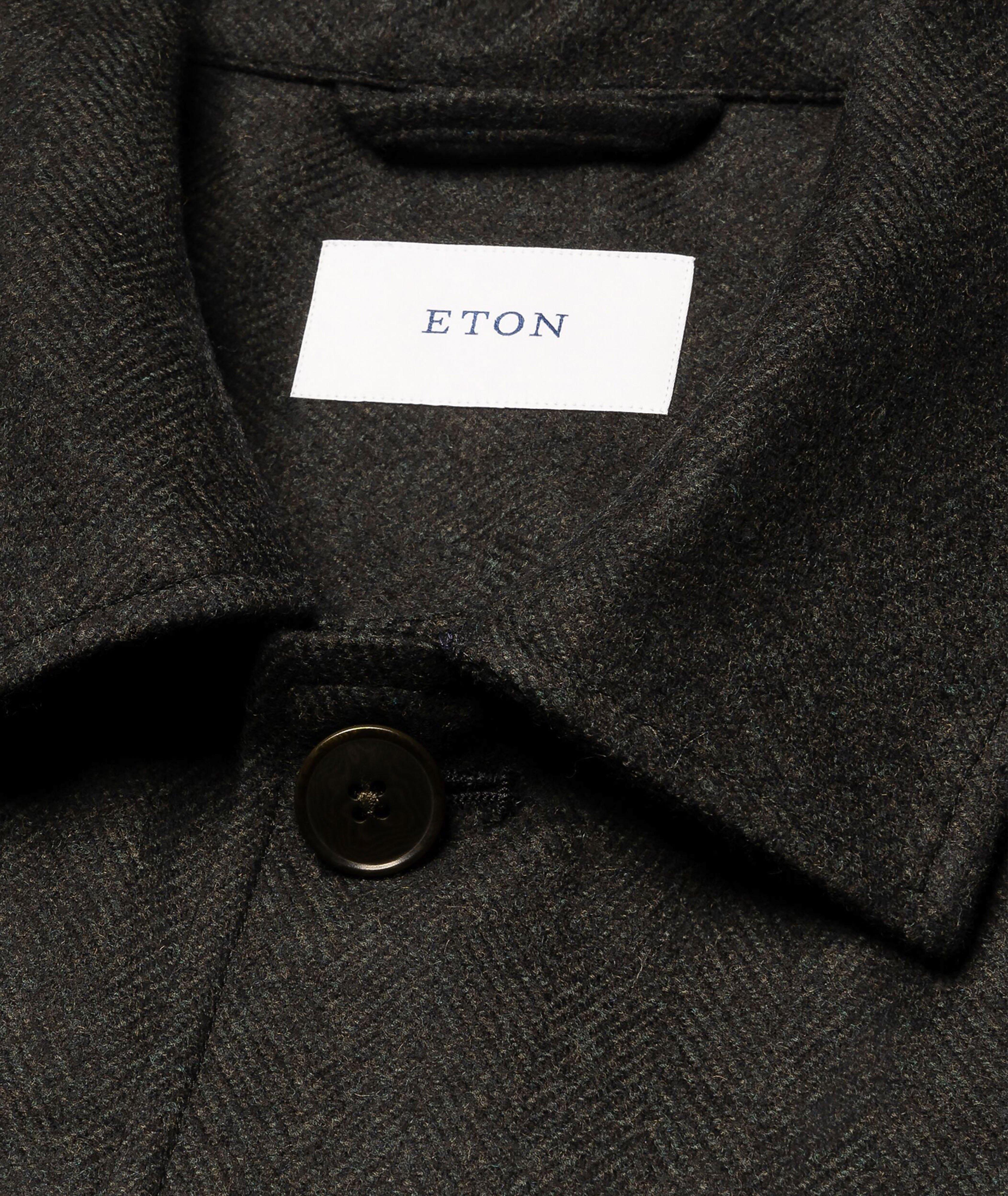 Herringbone Wool-Cashmere Chore Jacket image 1