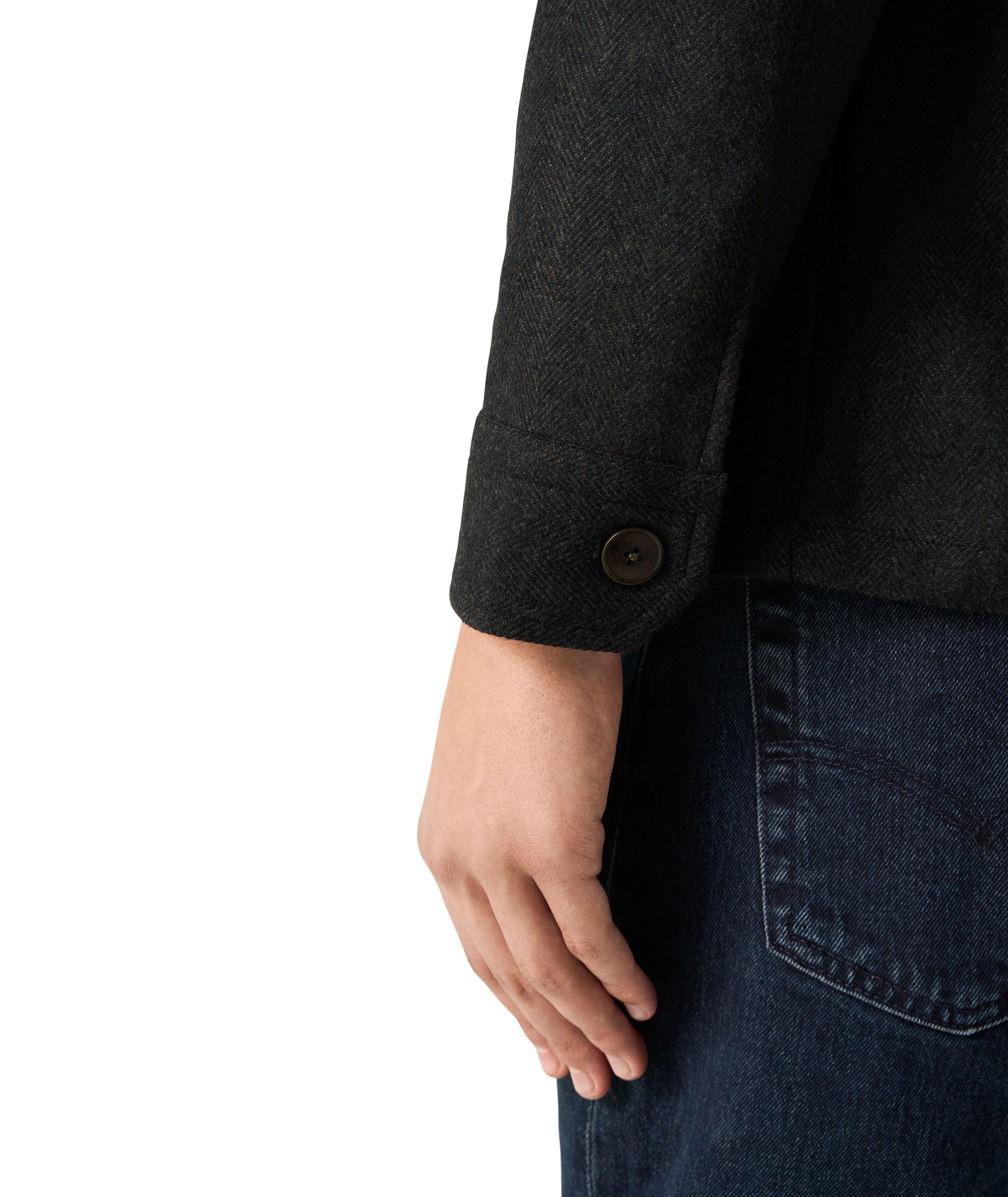 Herringbone Wool-Cashmere Chore Jacket image 5