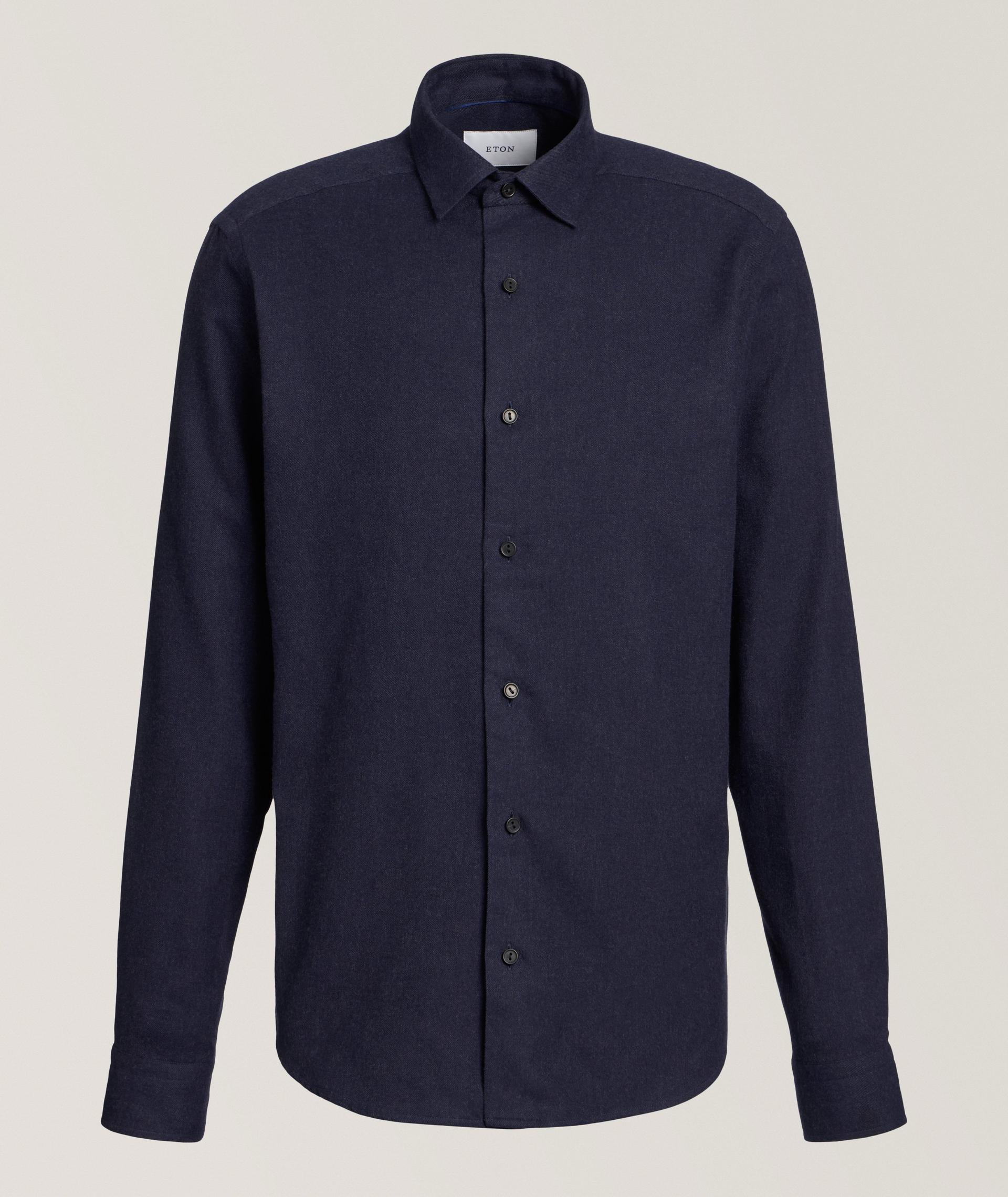 Chemise en flanelle unie image 0