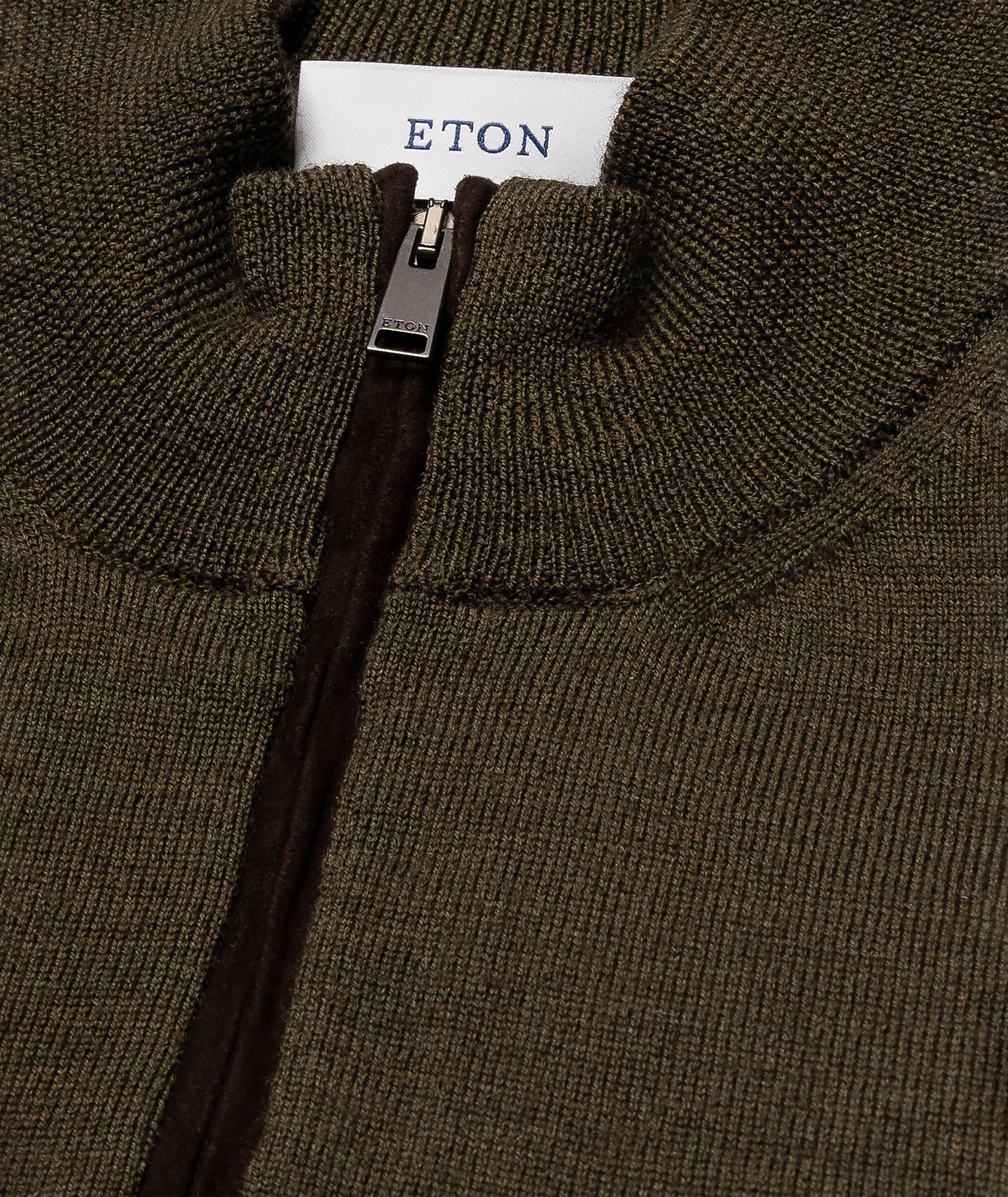 Merino Wool Quarter-Zip Sweater image 1