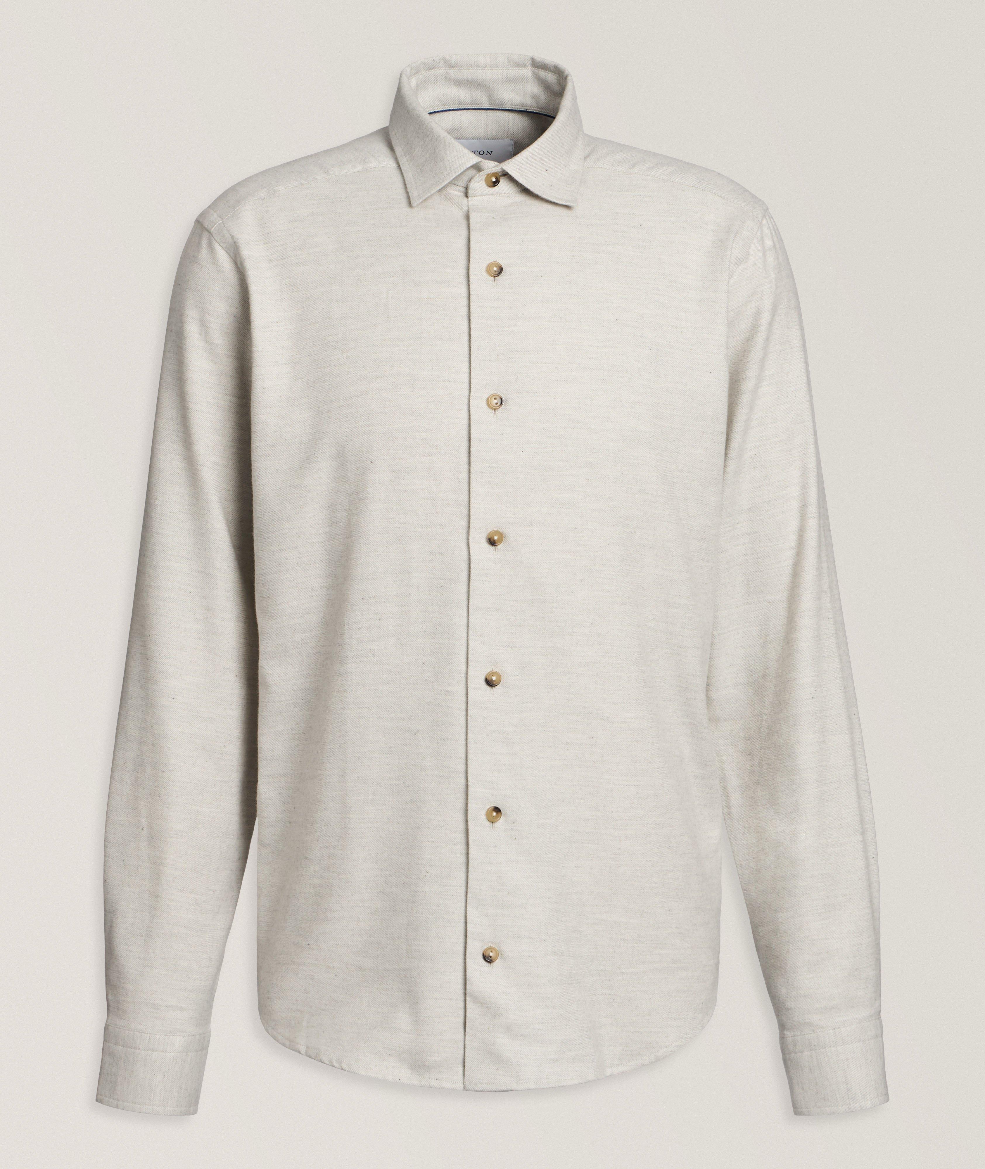 Chemise en flanelle unie image 0