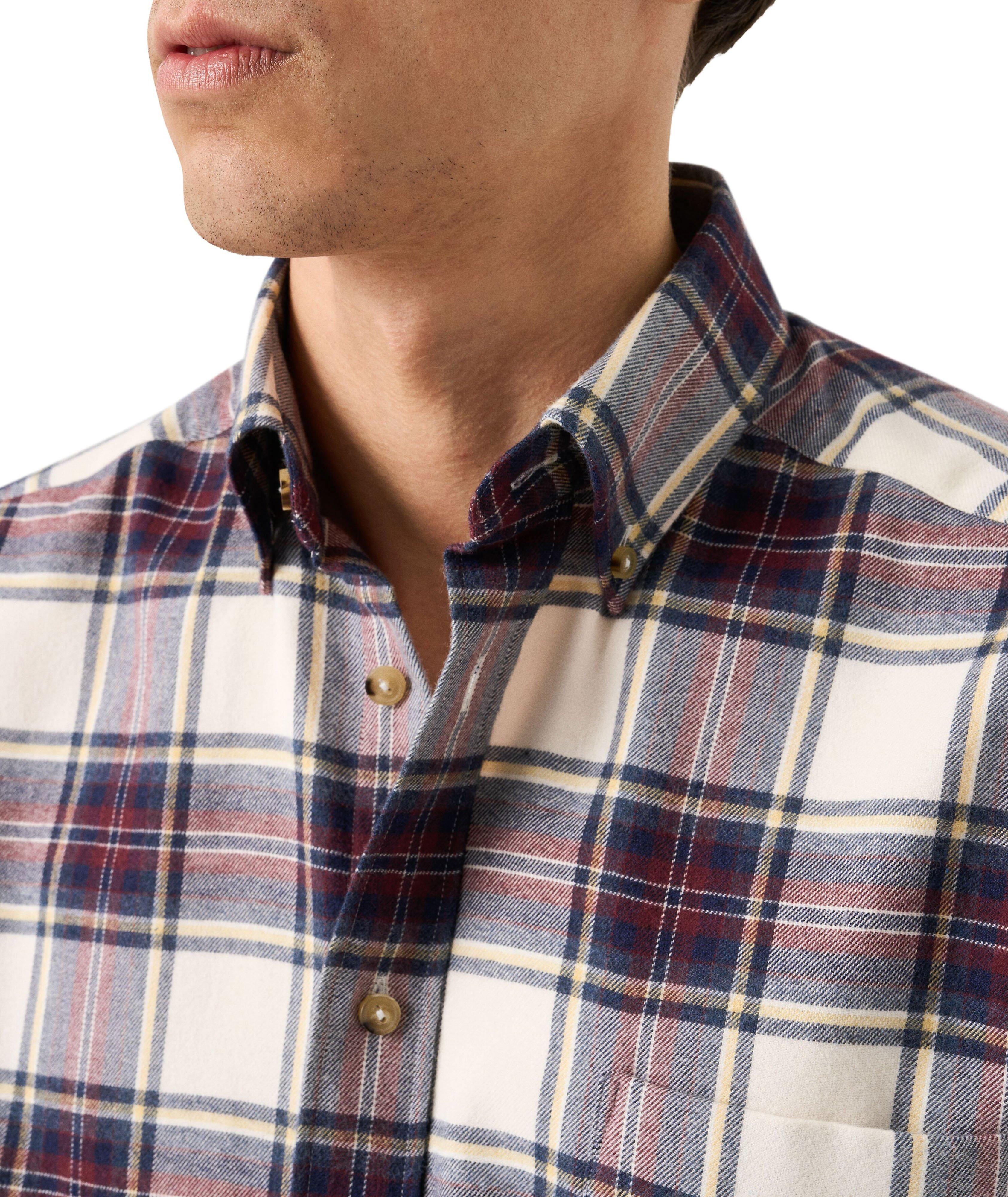 Plaid Check Flannel Shirt image 3