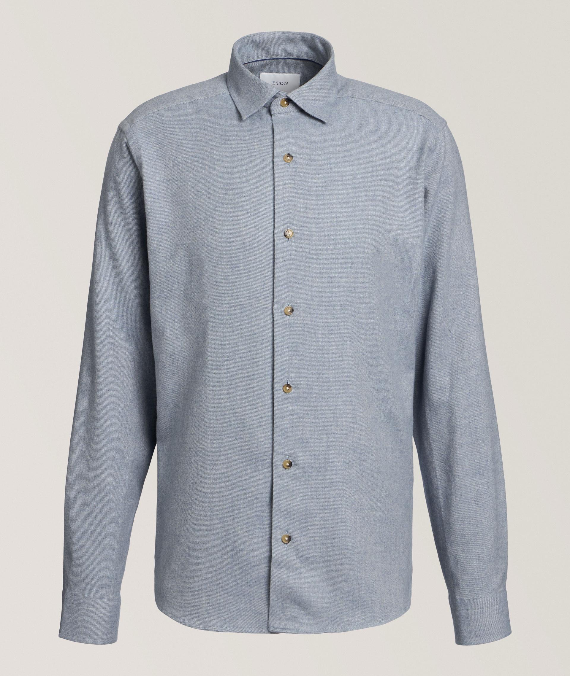 Chemise en flanelle unie image 0