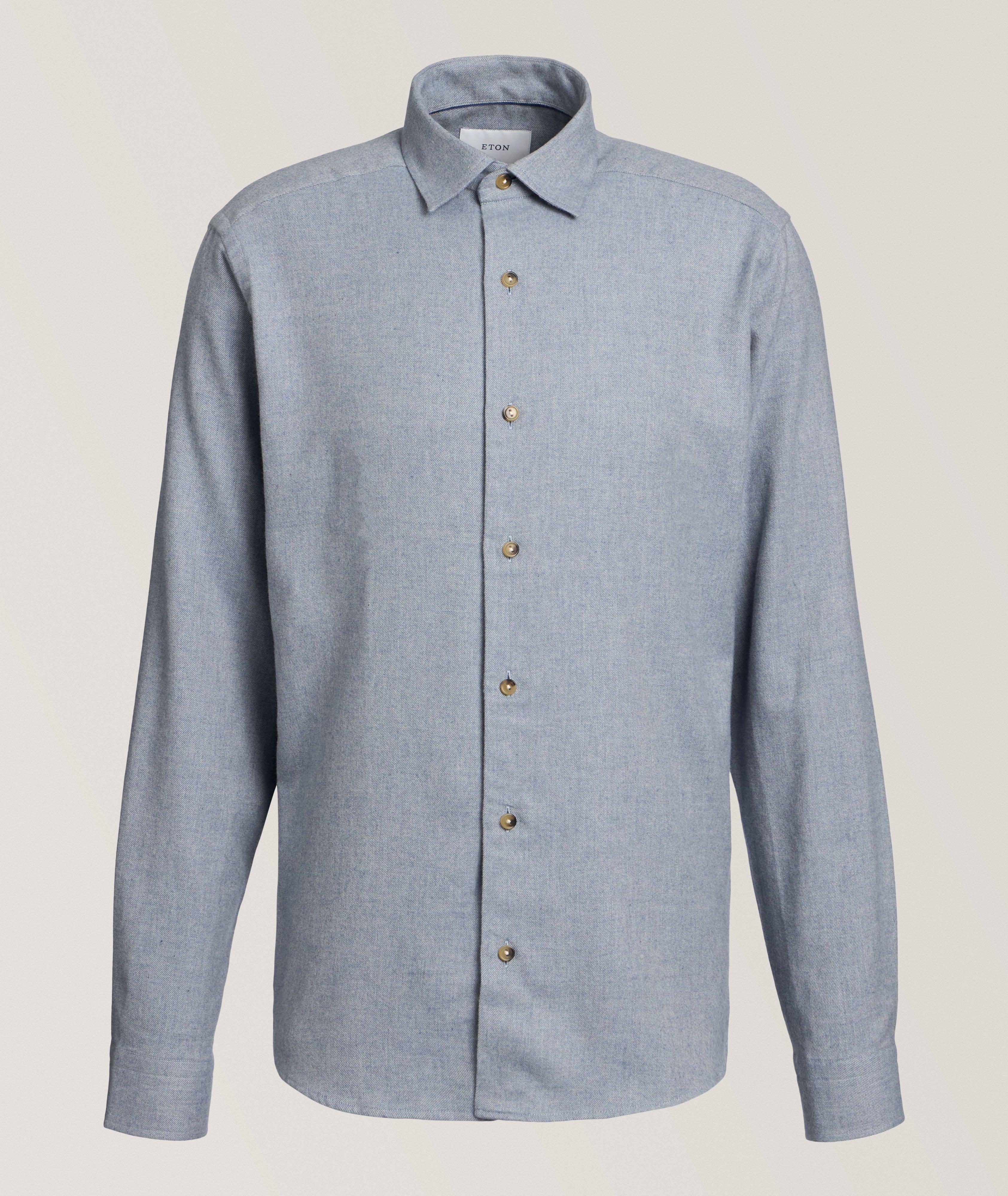 Chemise en flanelle unie image 0