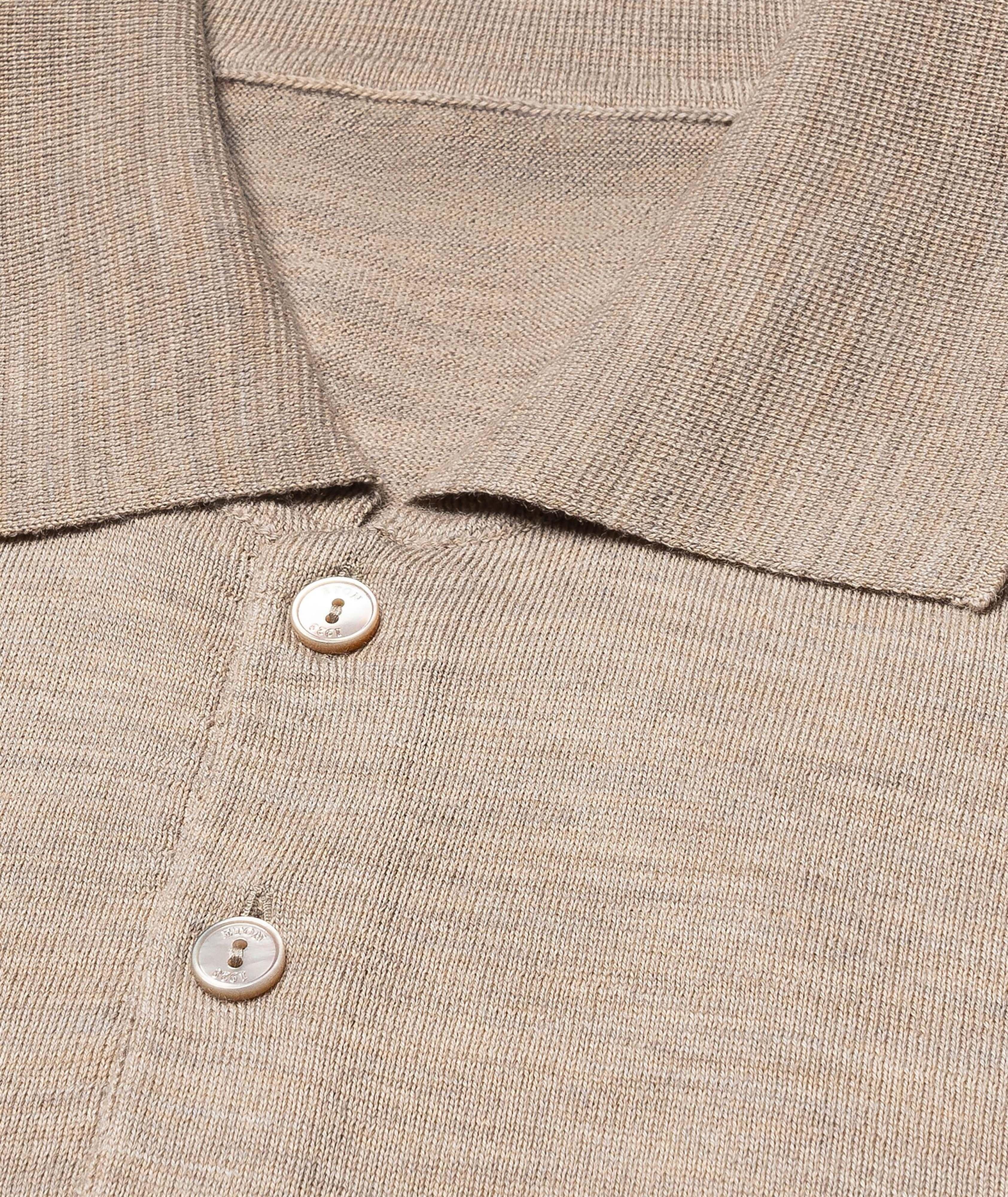 Extrafine Merino Wool Polo Sweater image 1