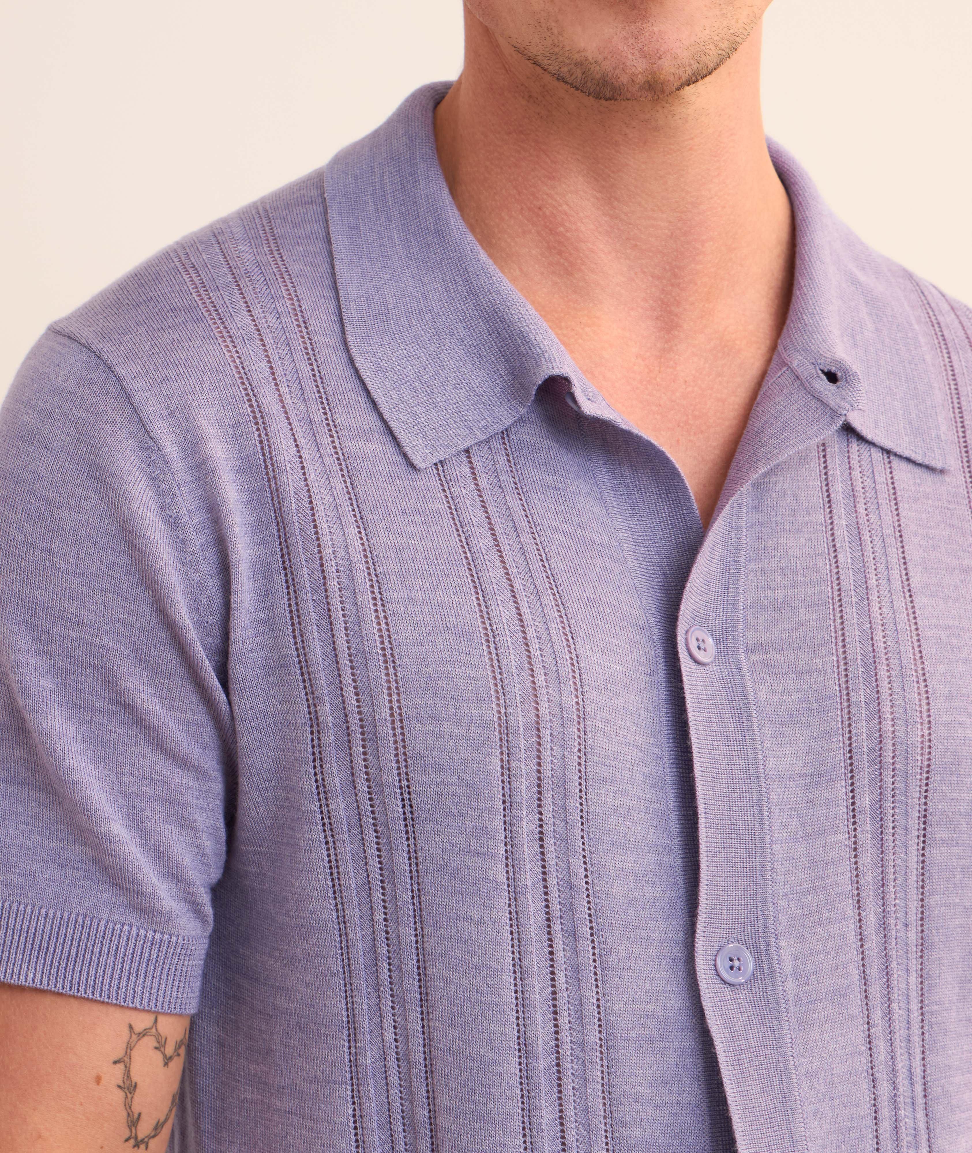 Pull Thor boutonné en lainage texturé image 3