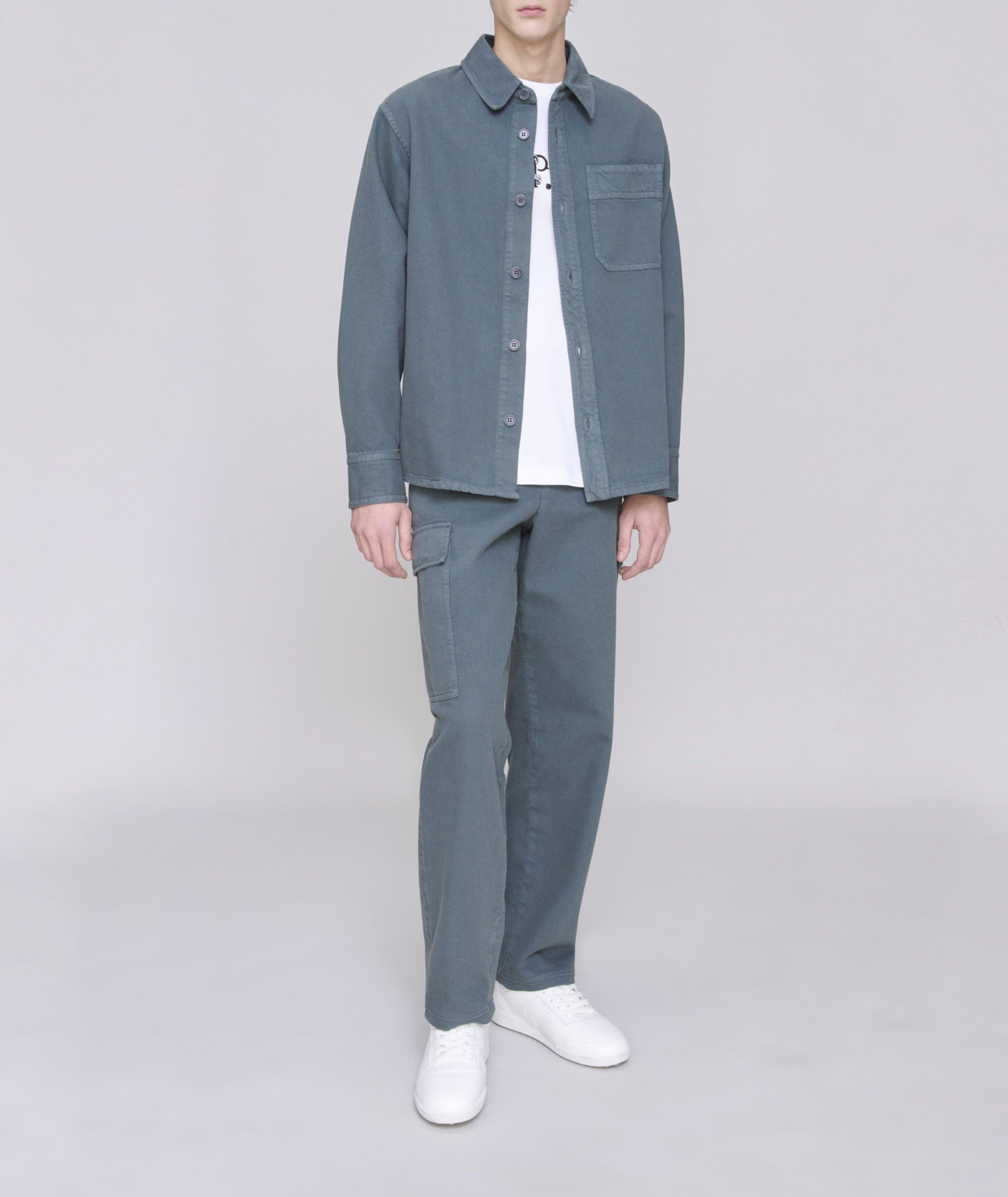 APC SLATE GRY OVRSHRT image 1