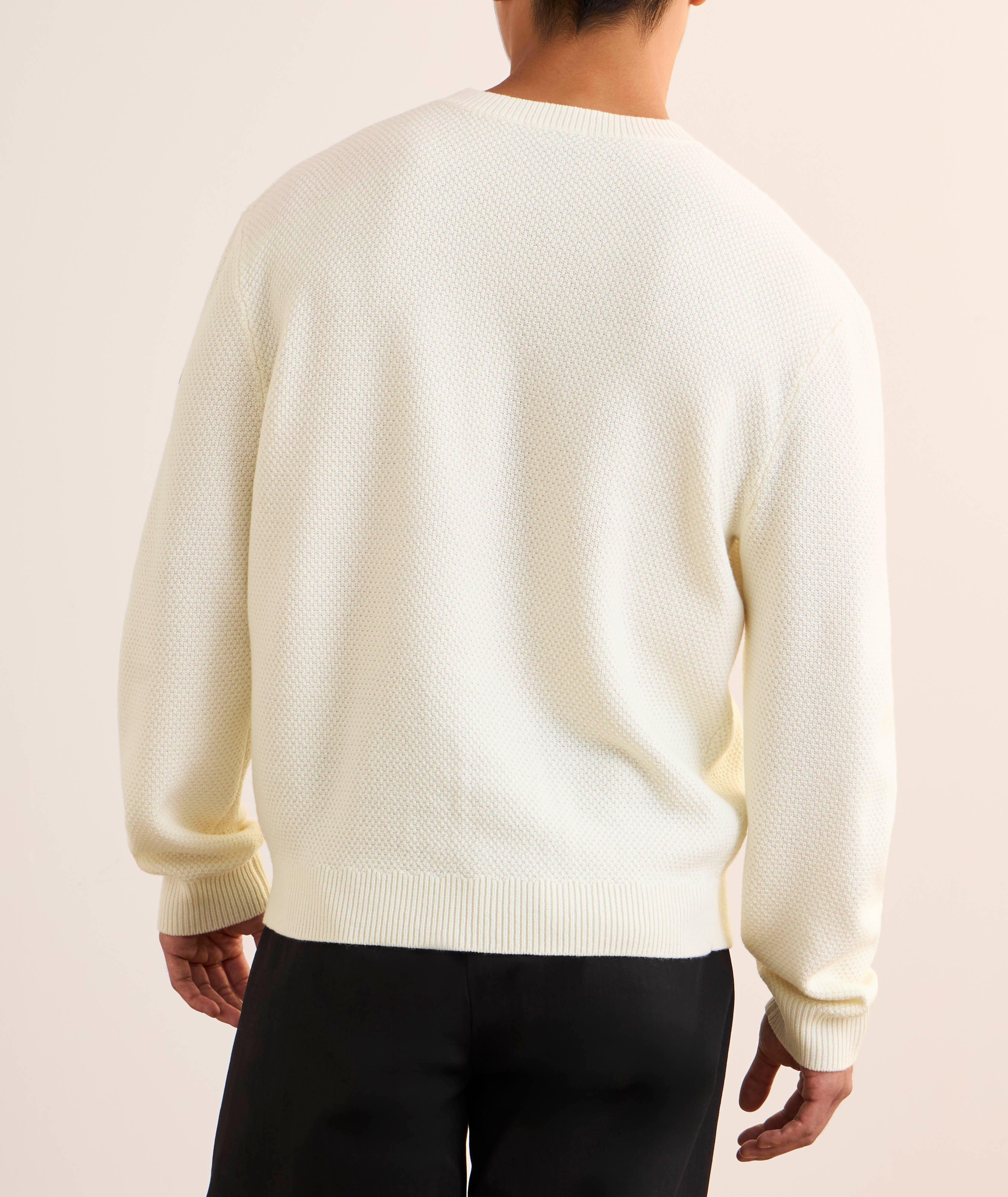 Thomas Waffle Knit Crewneck Sweater image 2