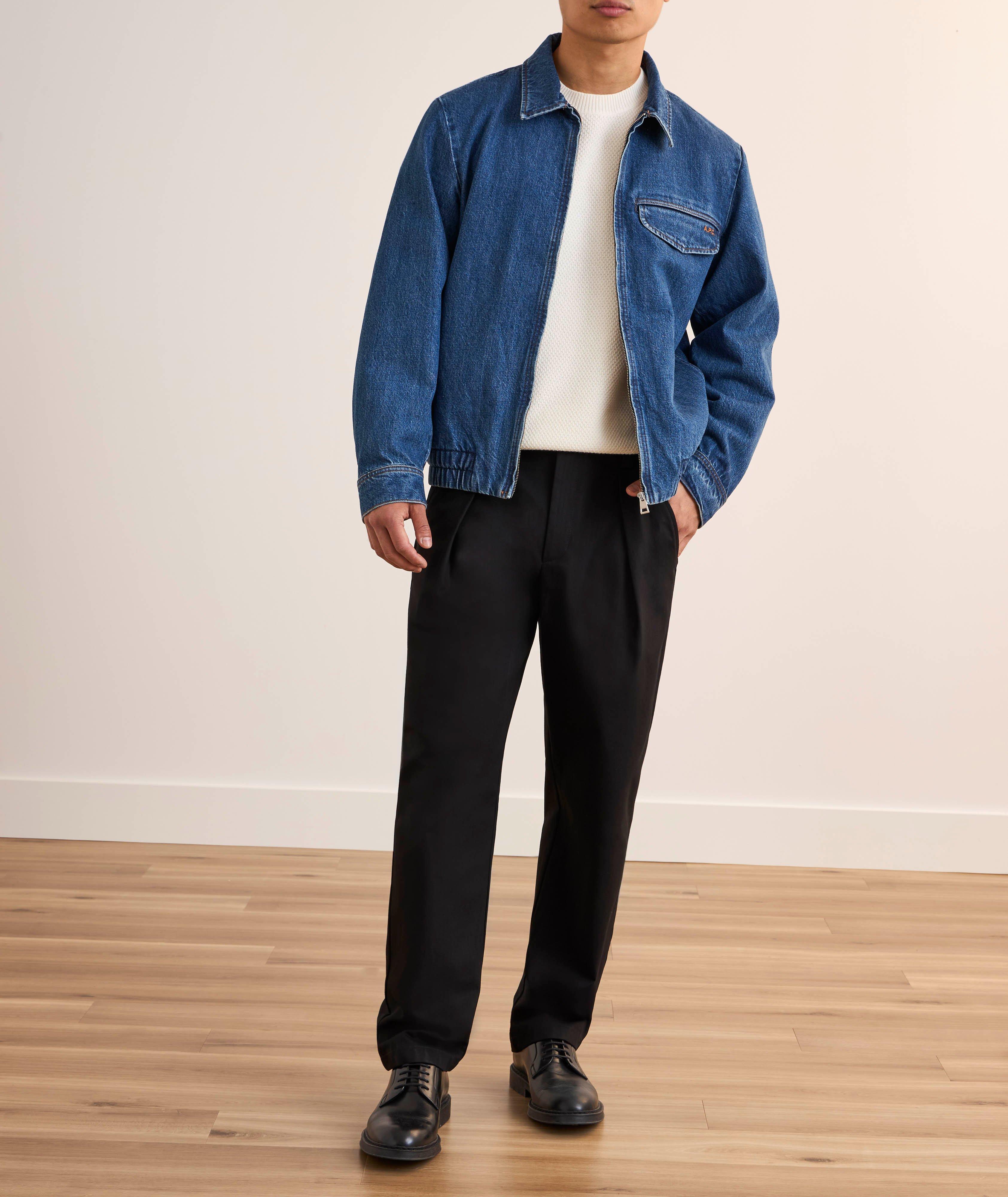 Thomas Waffle Knit Crewneck Sweater image 4